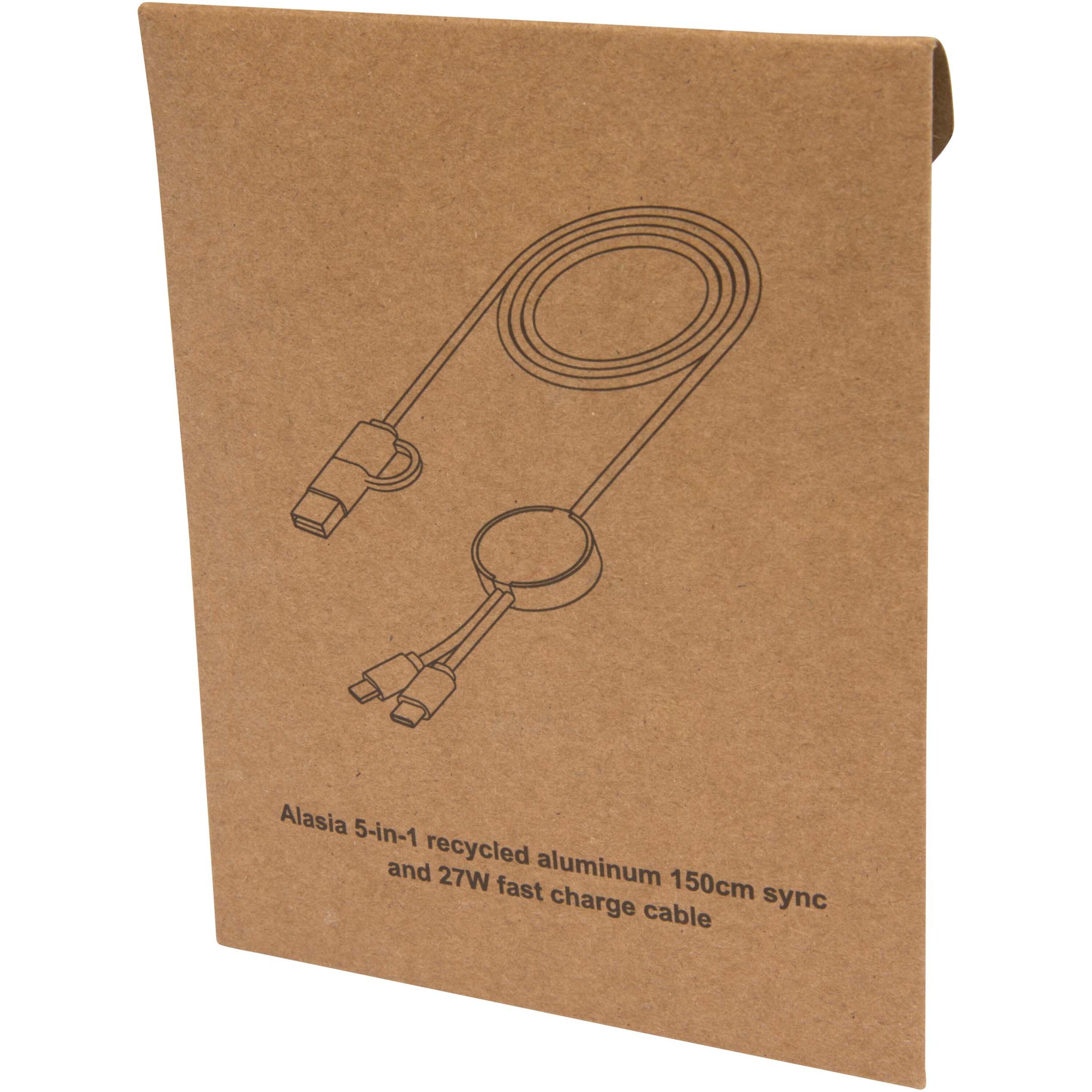 Alasia 5-in-1 Data Sync and 27W Fast Charge Cable