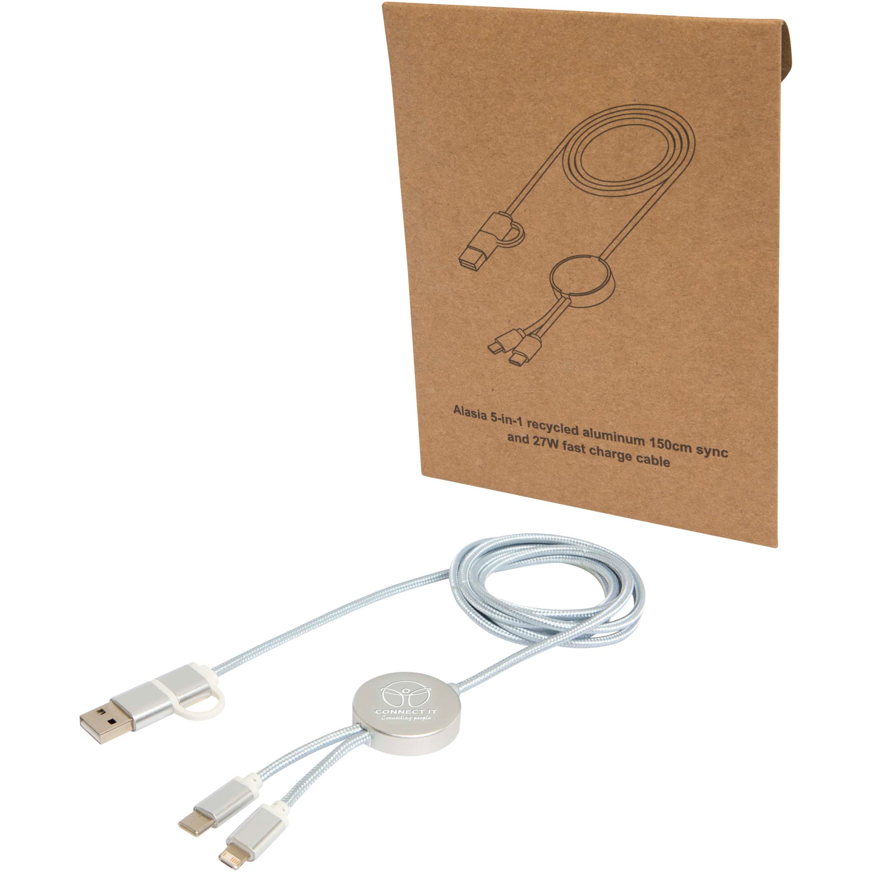 Alasia 5-in-1 Data Sync and 27W Fast Charge Cable