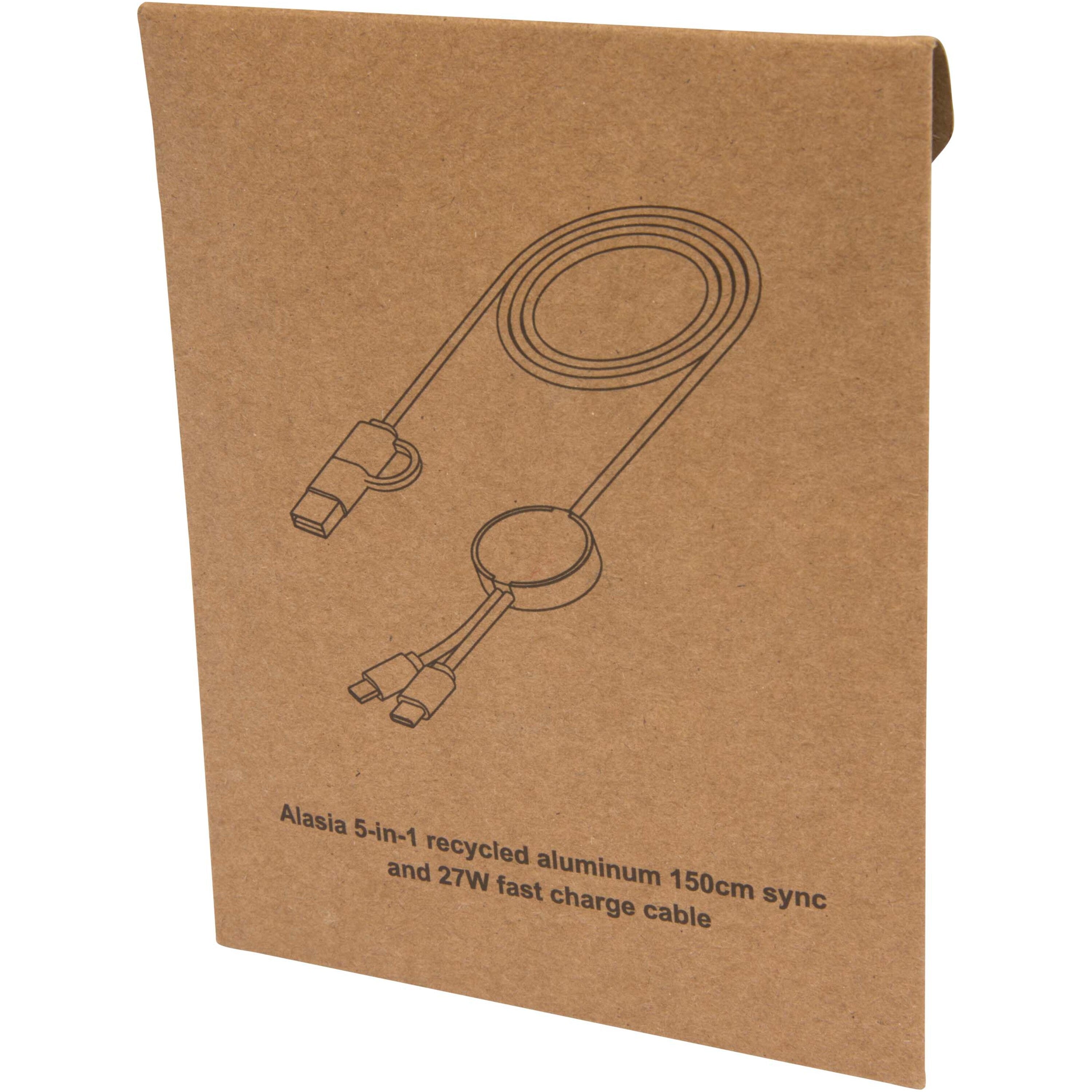Alasia 5-in-1 Data Sync and 27W Fast Charge Cable