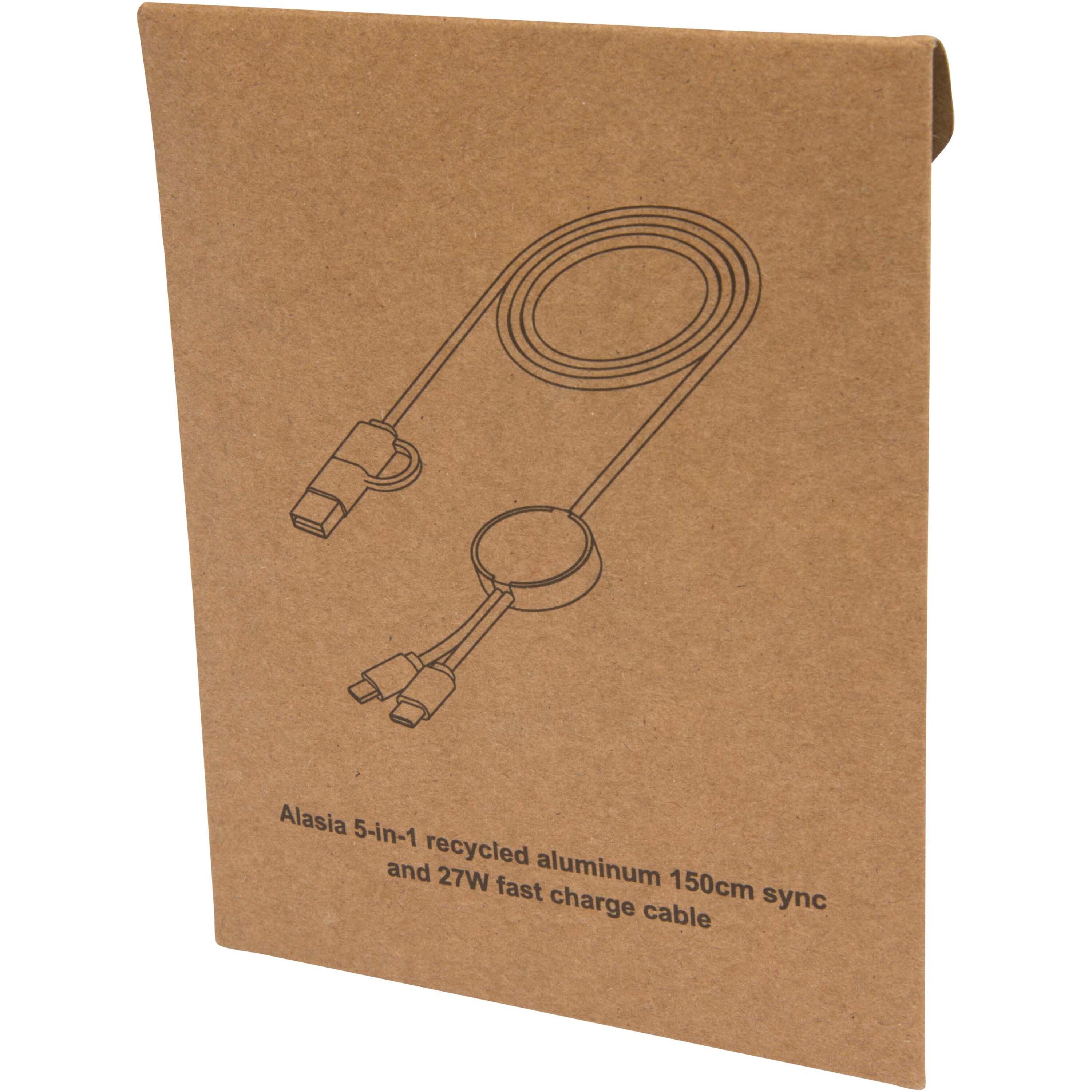 Alasia 5-in-1 Data Sync and 27W Fast Charge Cable