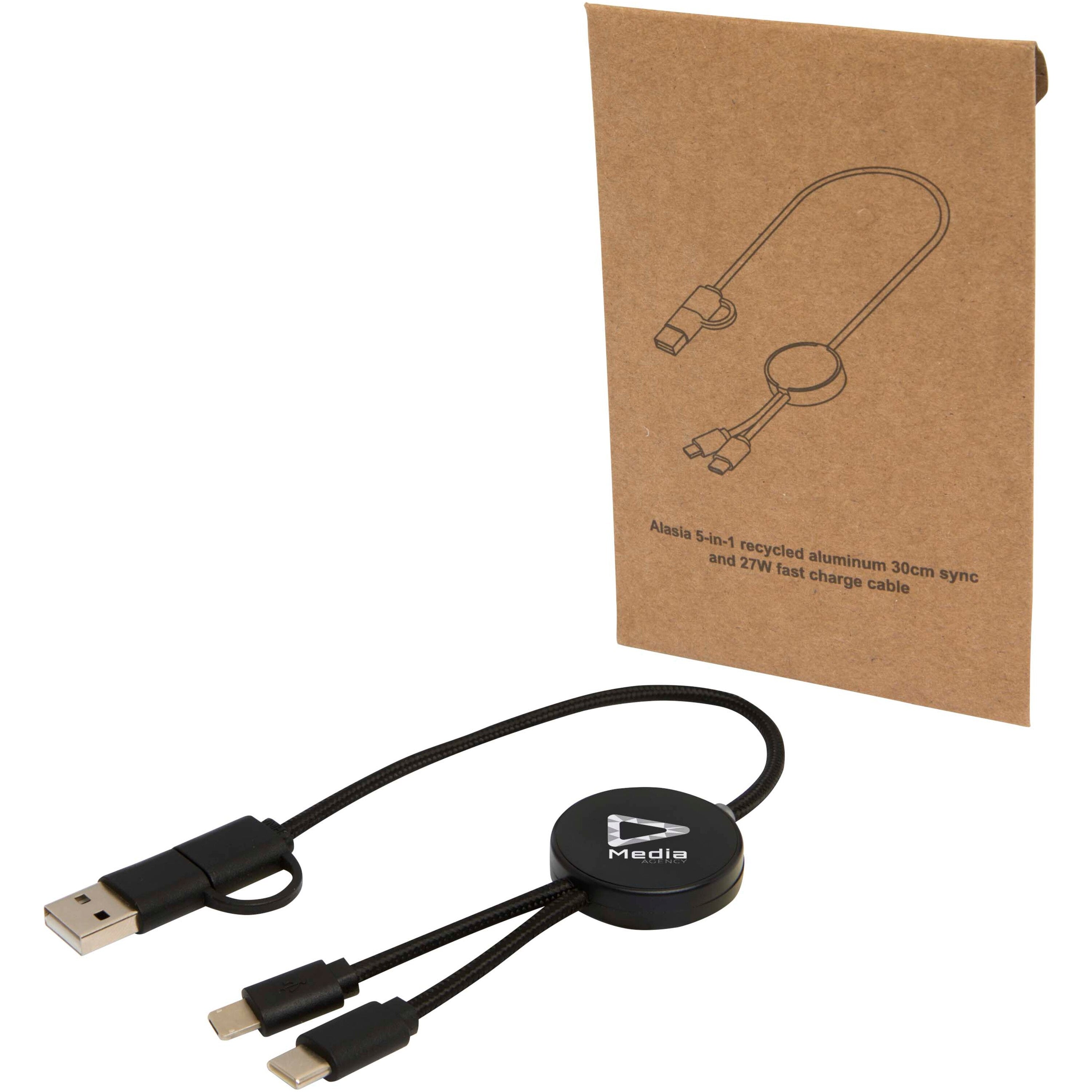 30cm Data Sync and 27W Fast Charge Cable