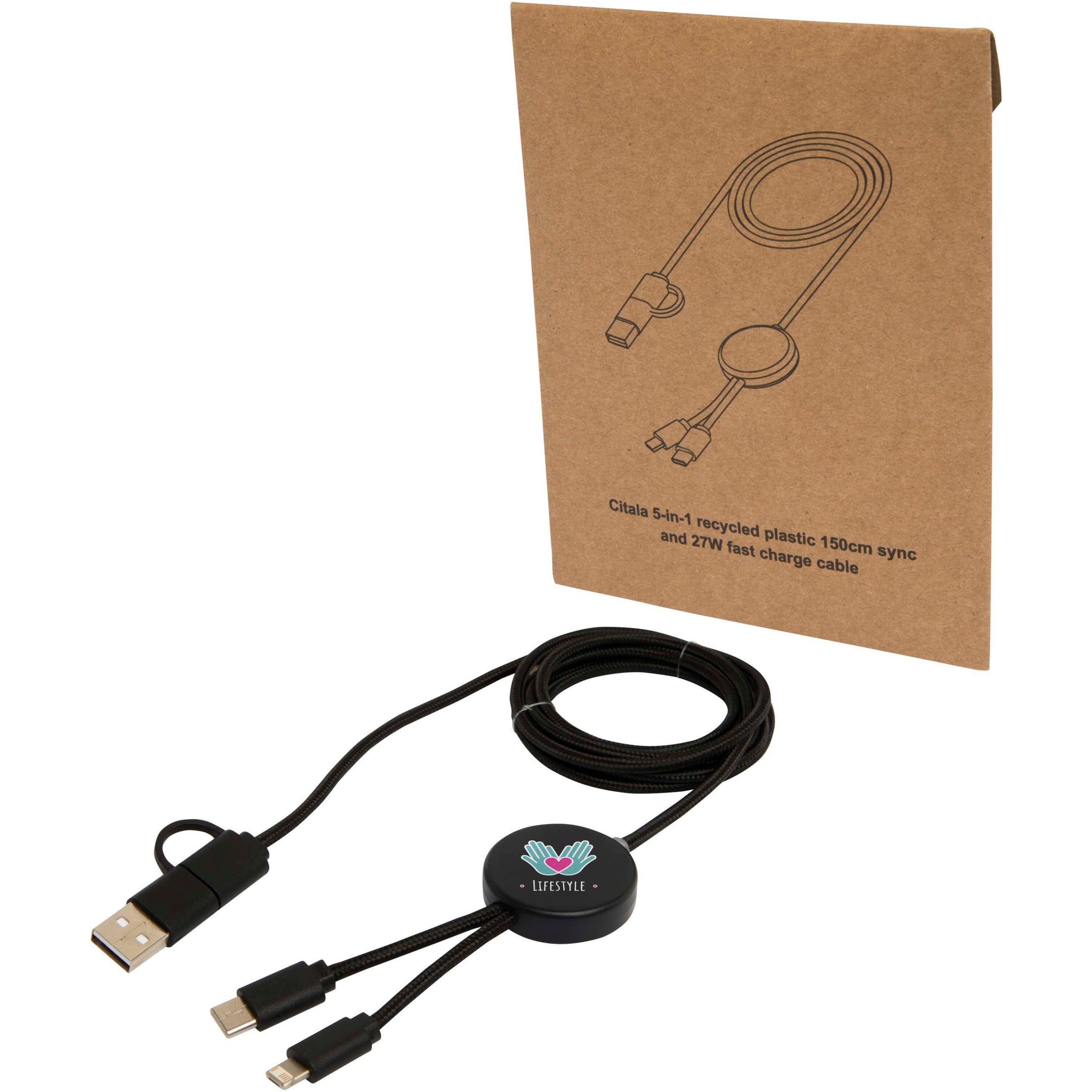 Citala 5-in-1 Data sync and Fast Charging Cable