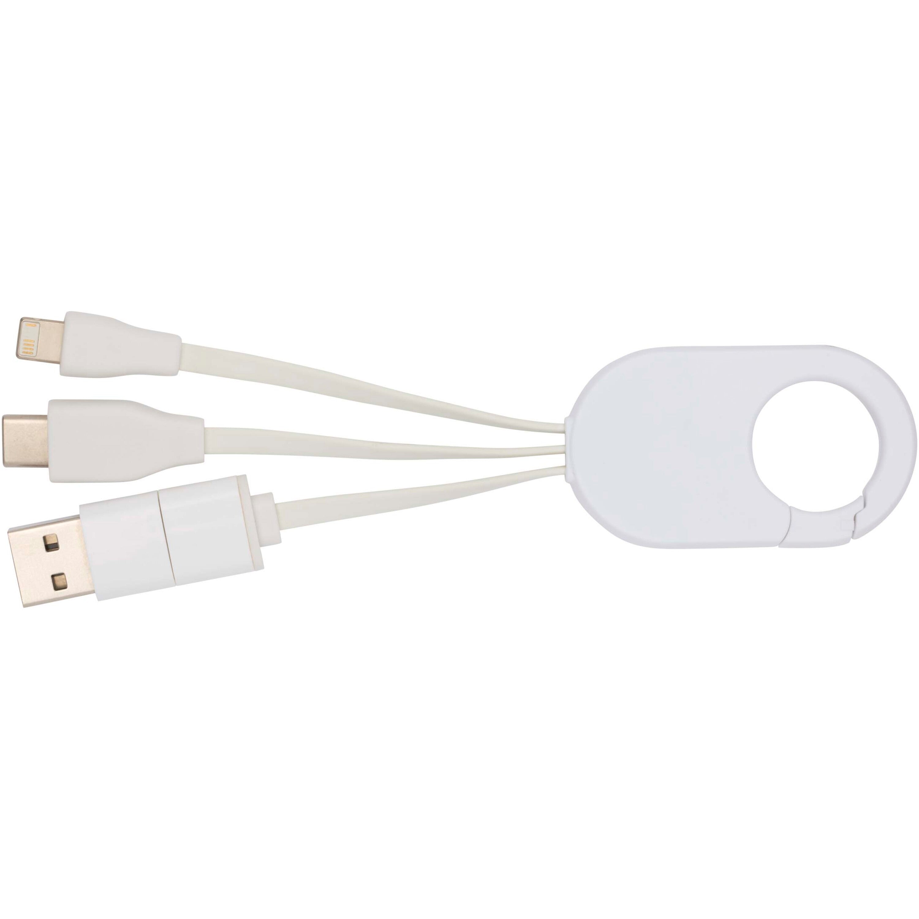 Troop 4-in-1 Recycled Plastic Charging Cable