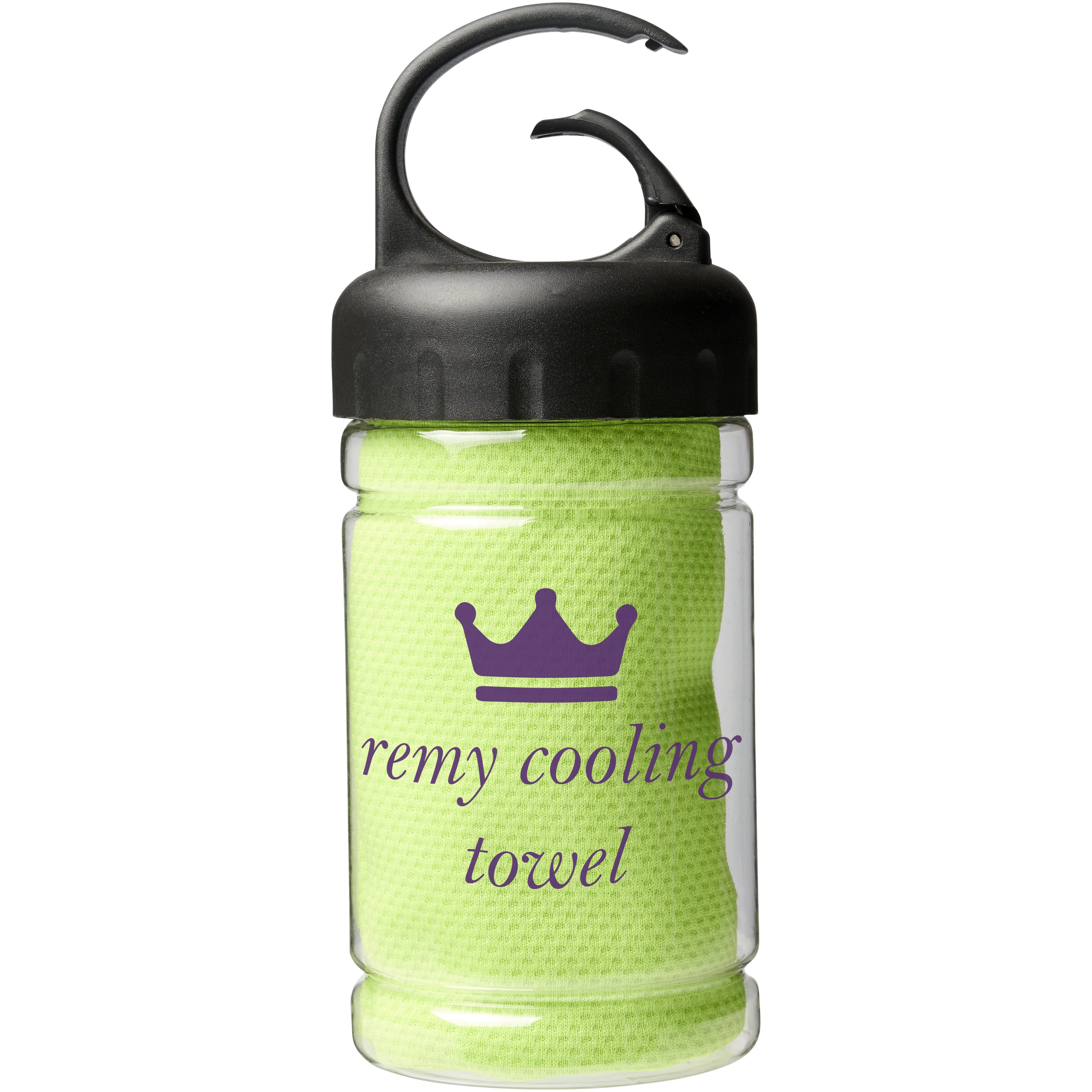 Remy Cooling Towel in Recycled Plastic Container
