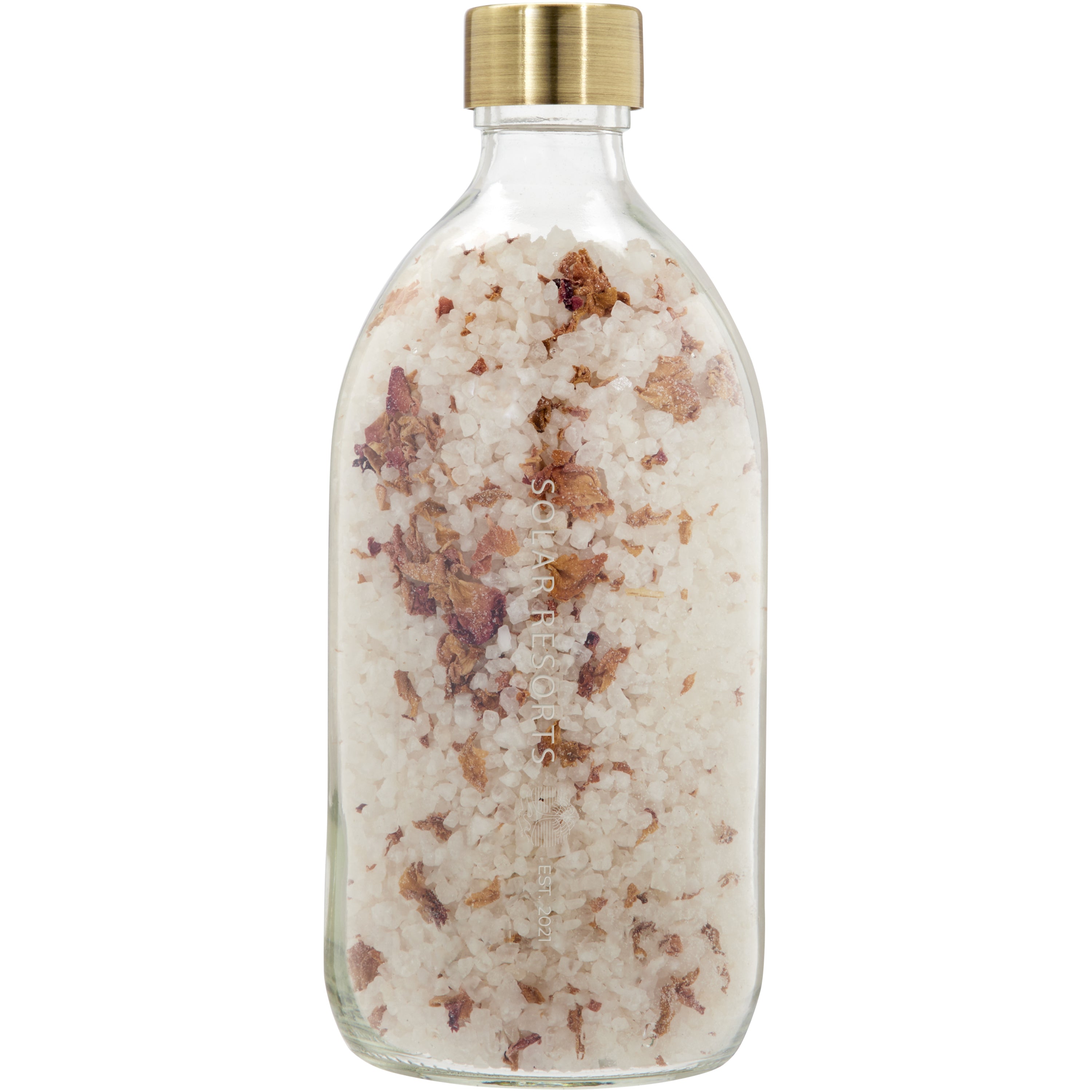 500ml Rose Scented Bath Salt Bottle