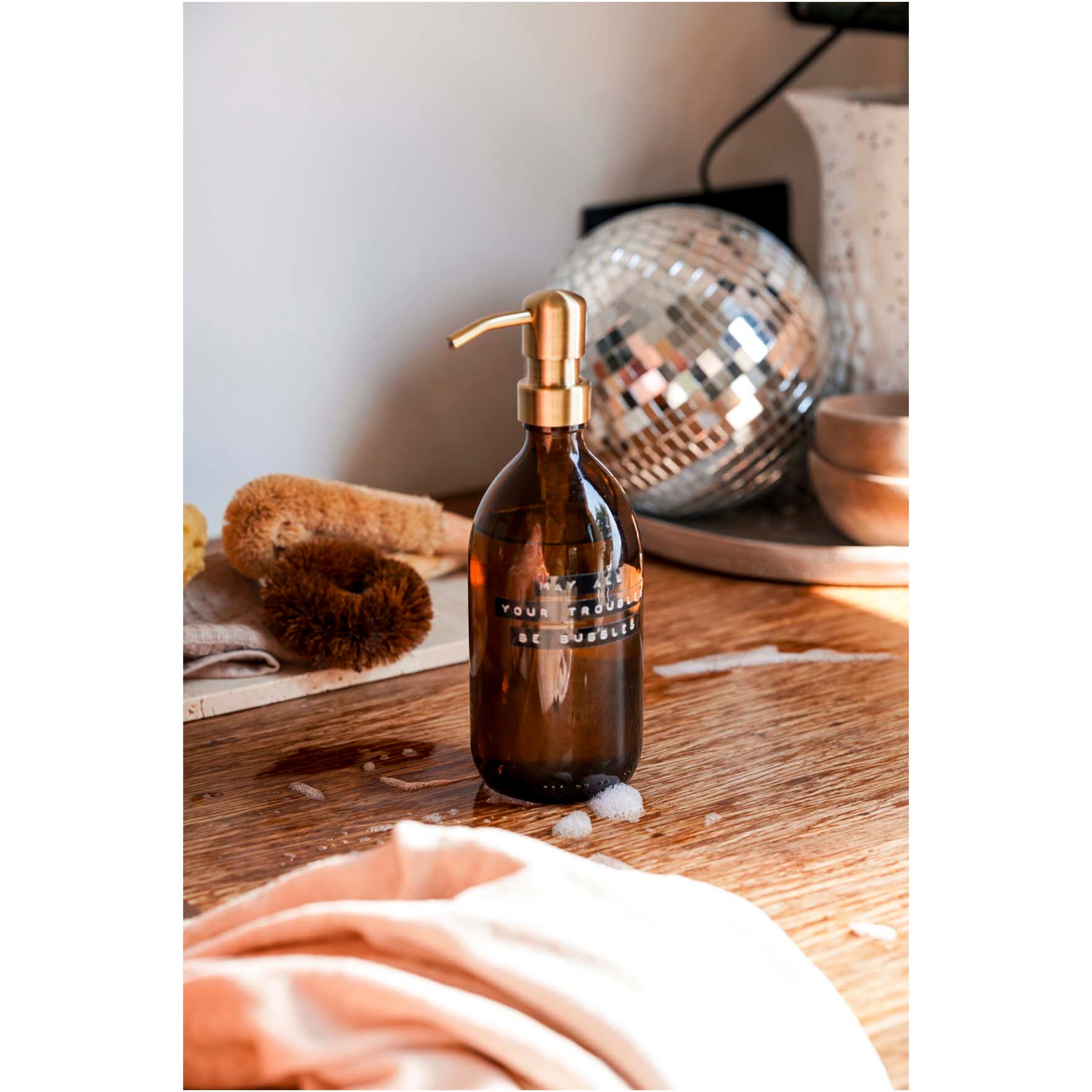 Luxury Glass Soap Dispenser with Vegan Hand Soap