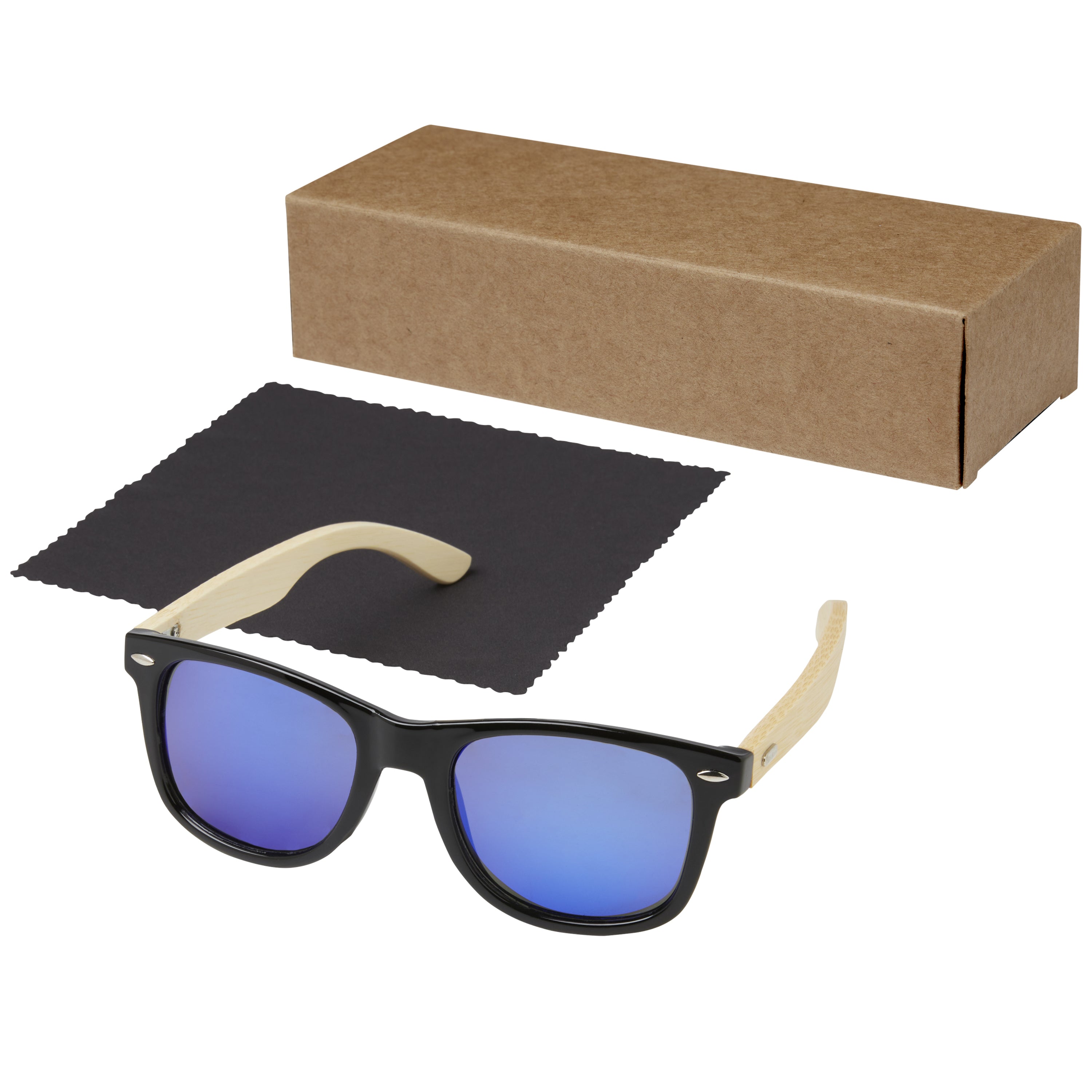 Taiyō Bamboo Mirrored Polarised Sunglasses