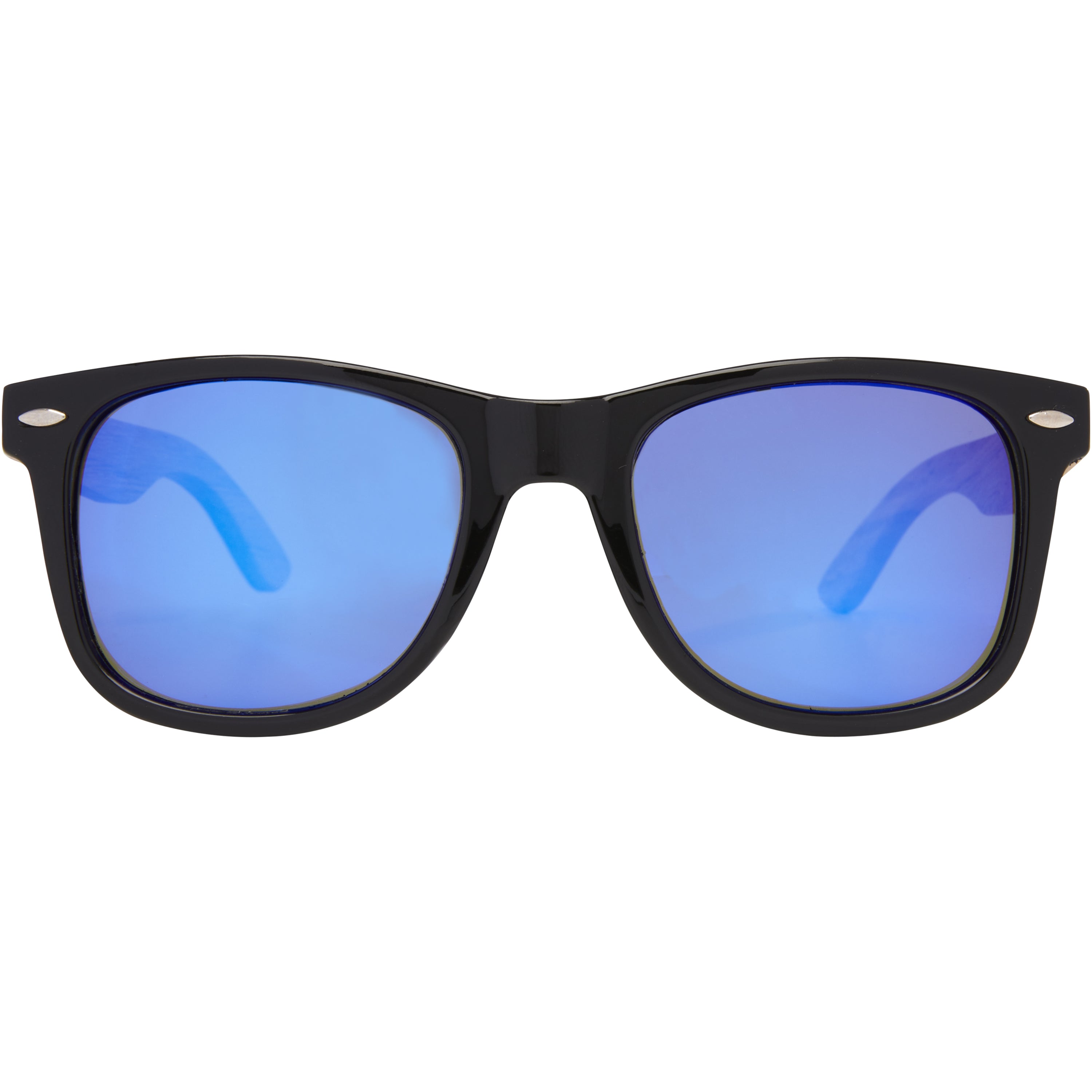Mirrored Wooden Polarised Sunglasses