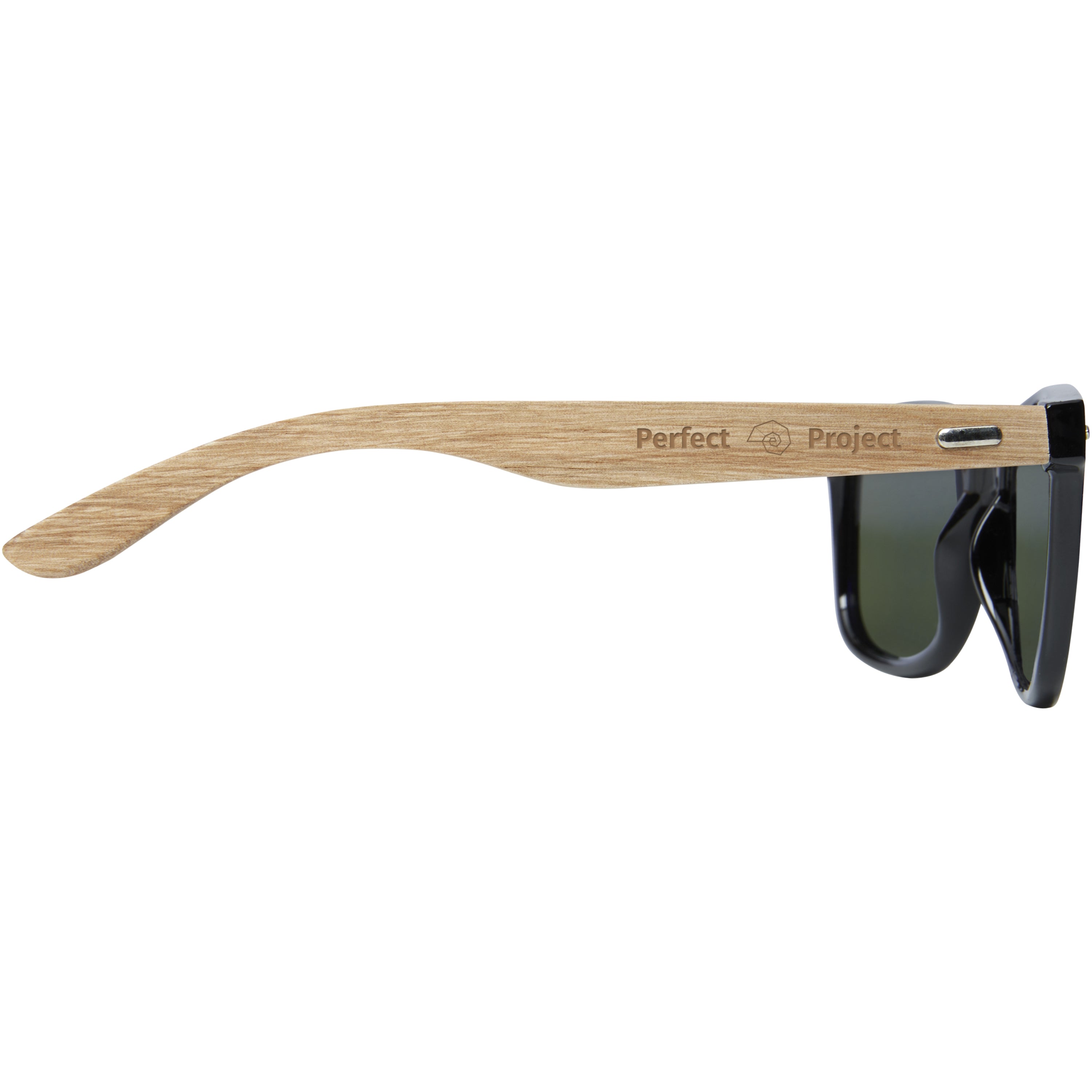 Mirrored Wooden Polarised Sunglasses