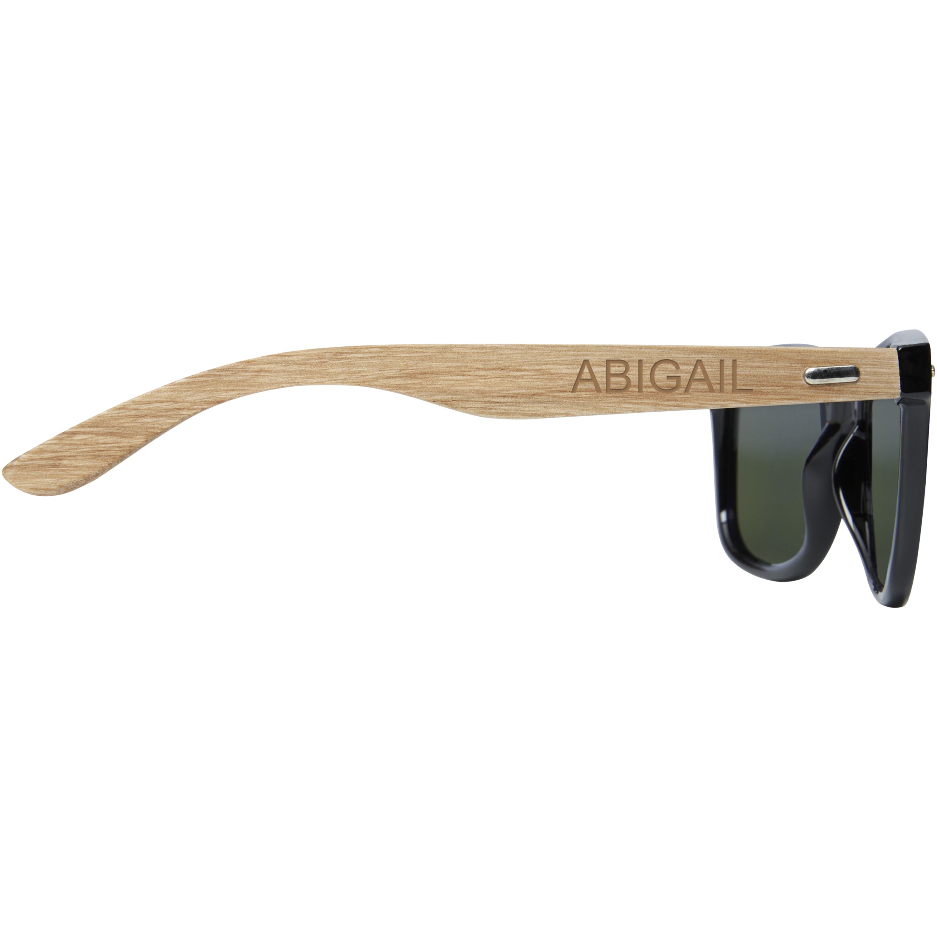 Mirrored Wooden Polarised Sunglasses