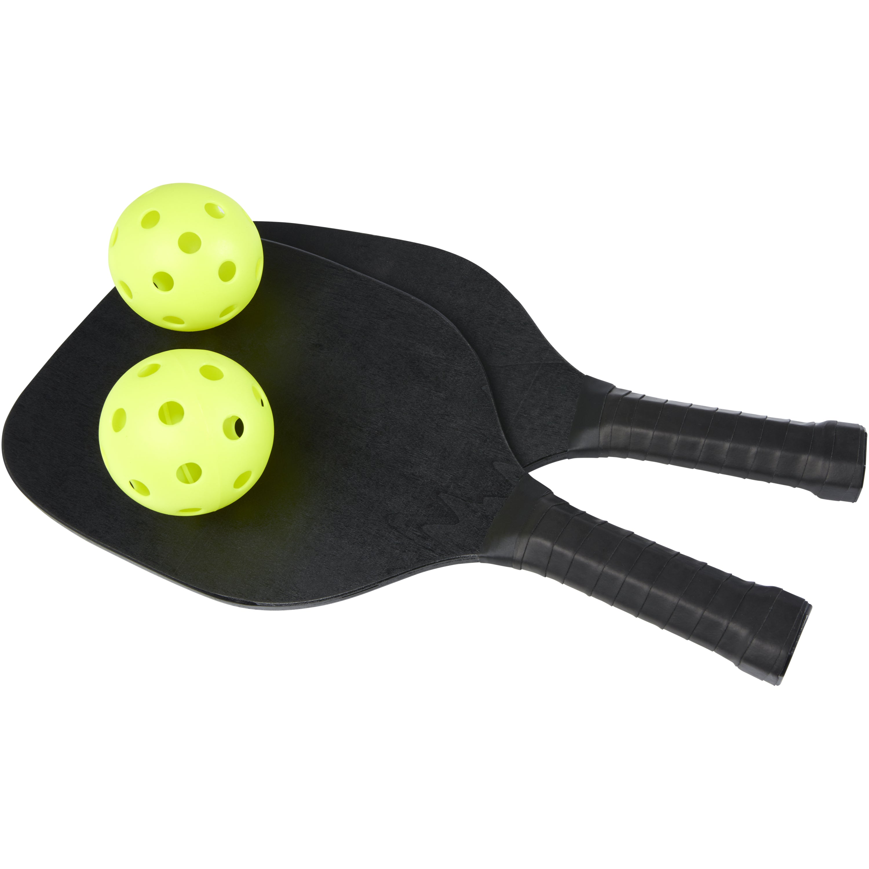 Poplar Wood Paddle Set in Mesh Pouch