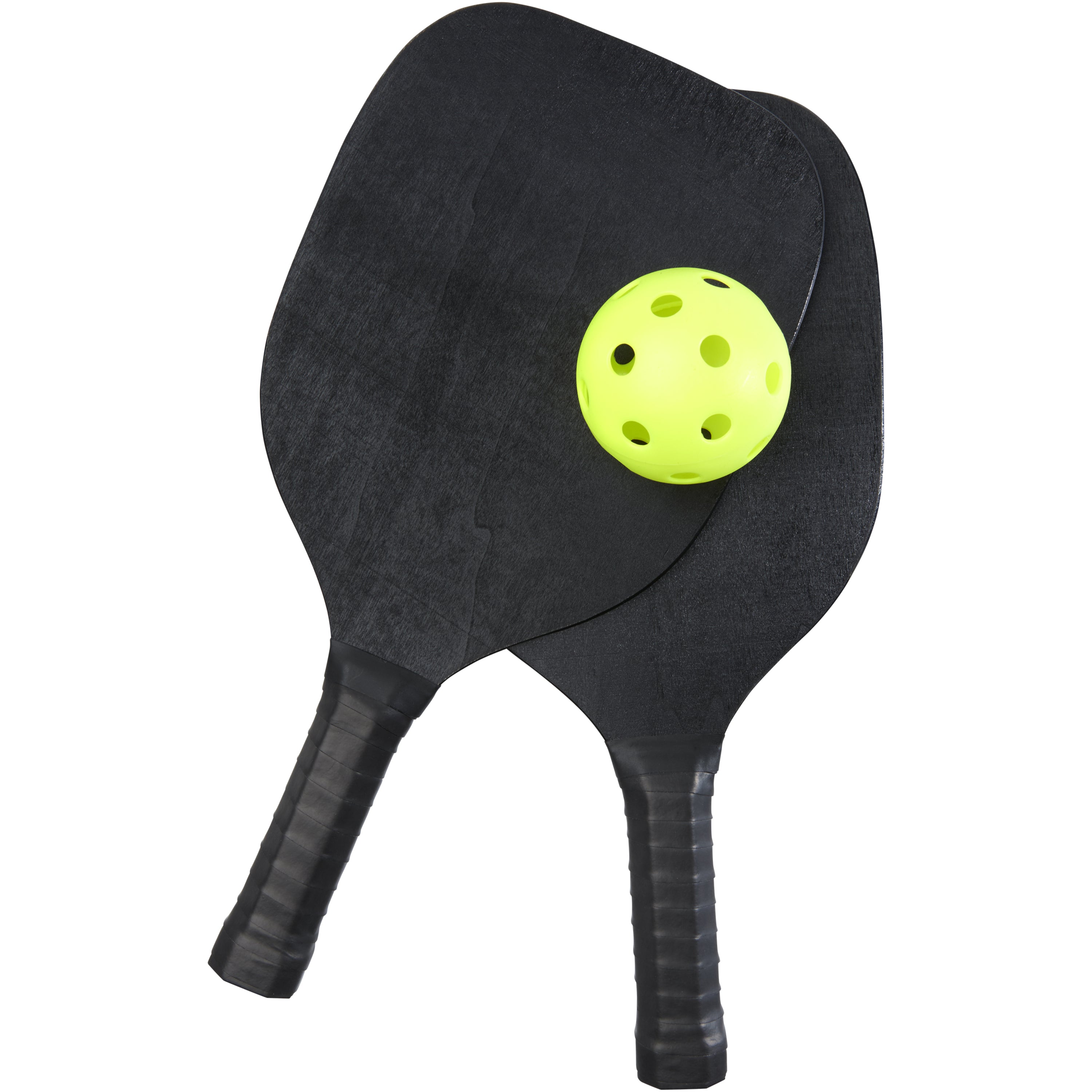 Poplar Wood Paddle Set in Mesh Pouch