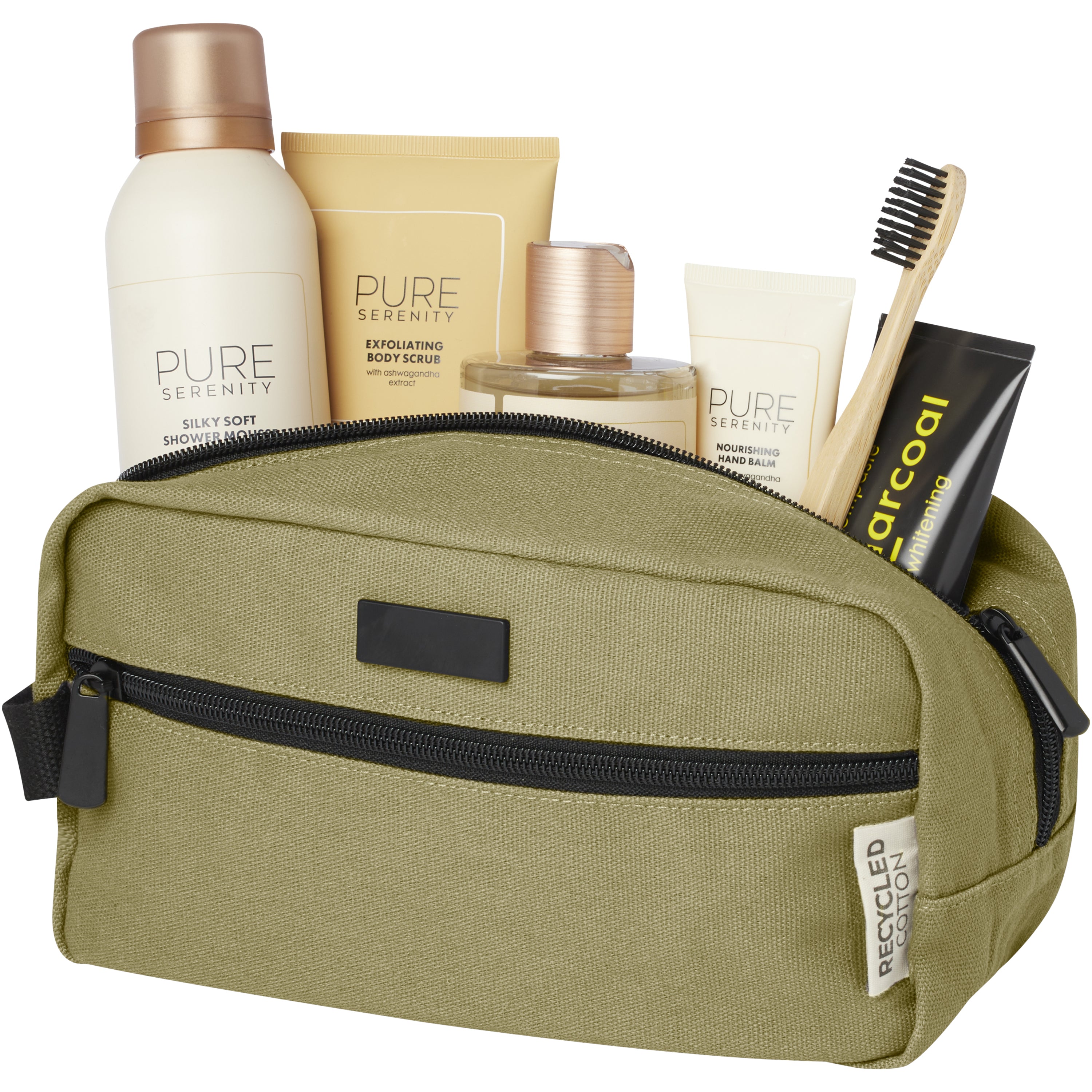 Joey Recycled Canvas Travel Wash Bag