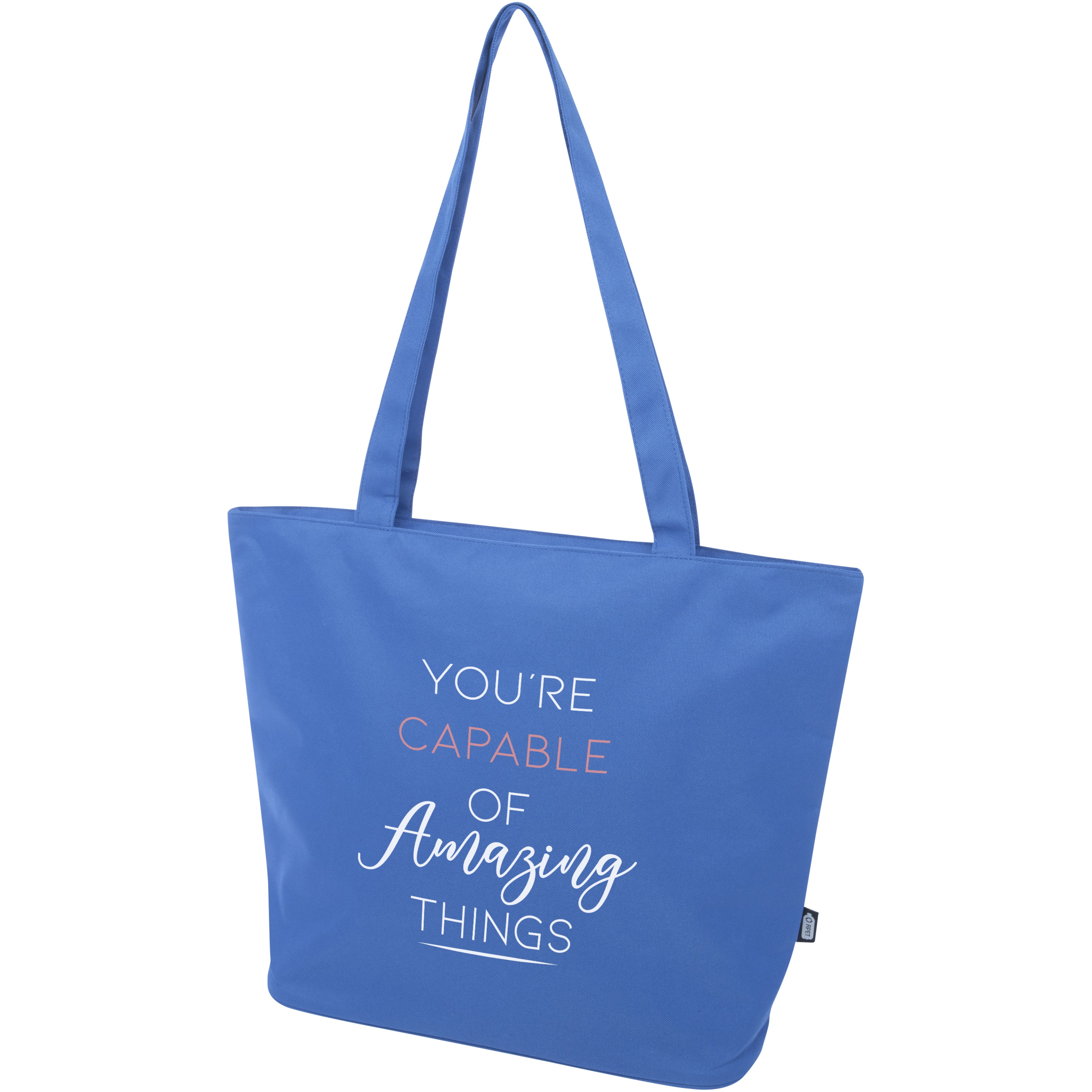 Panama Upcycled Zippered Tote Bag