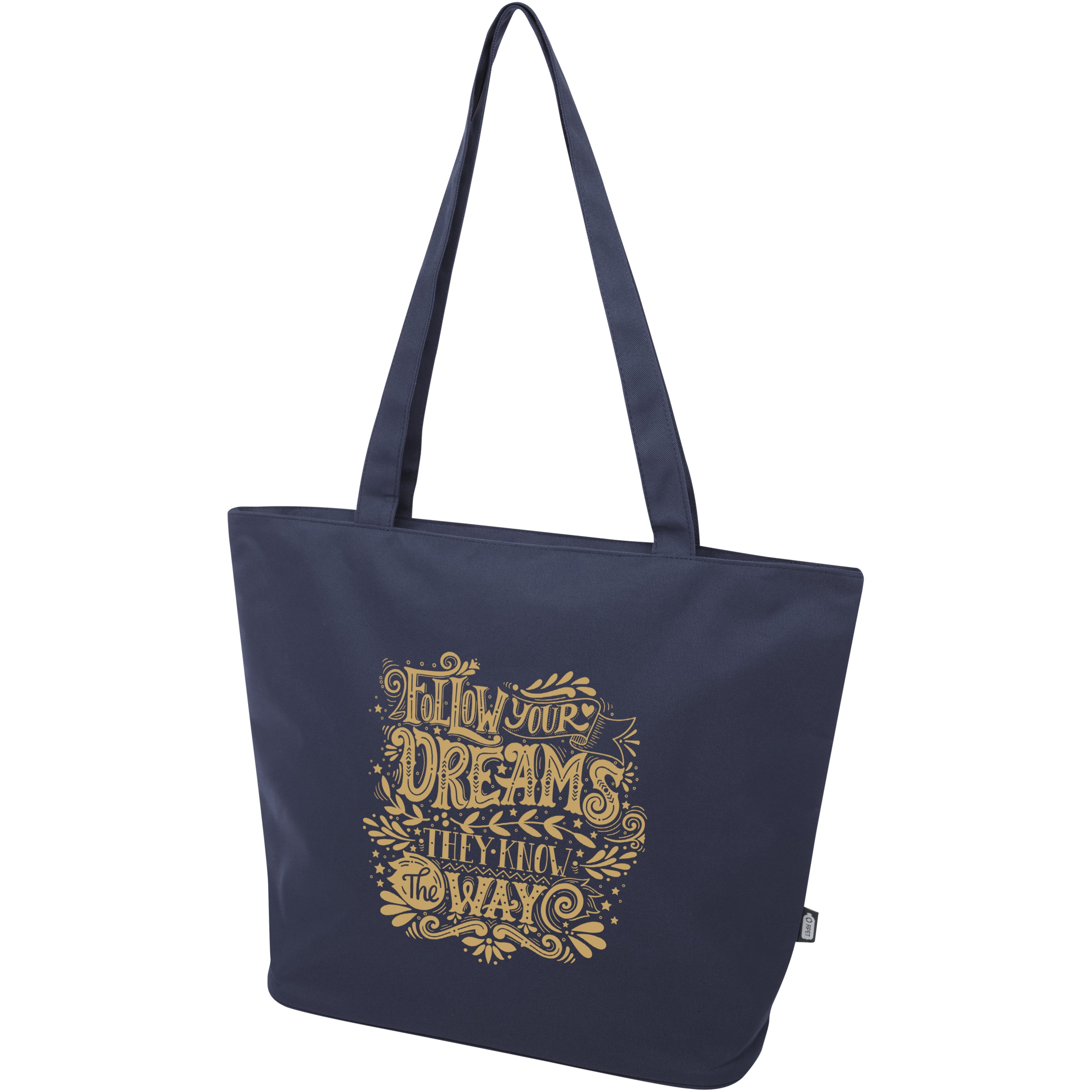 Panama Upcycled Zippered Tote Bag
