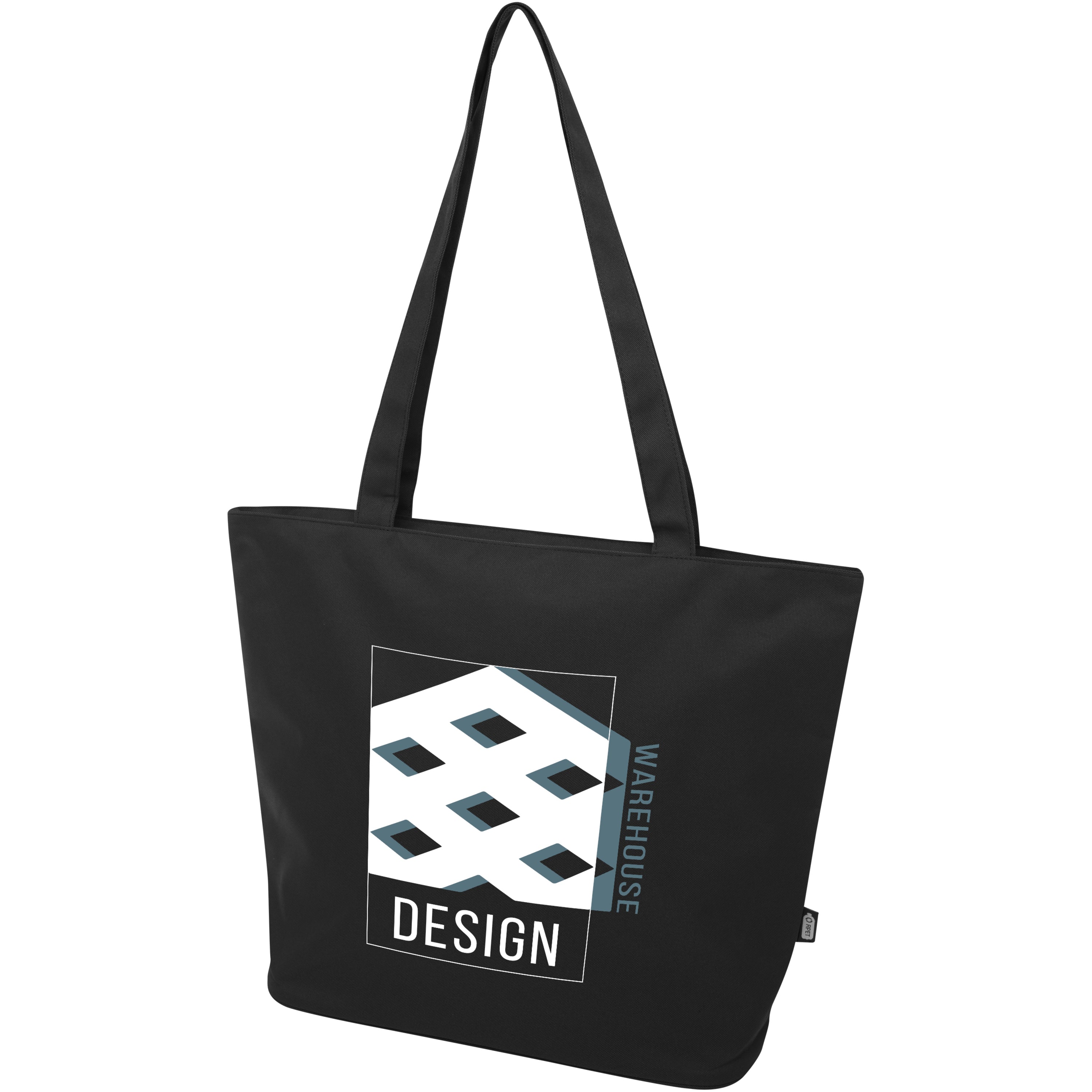Panama Upcycled Zippered Tote Bag