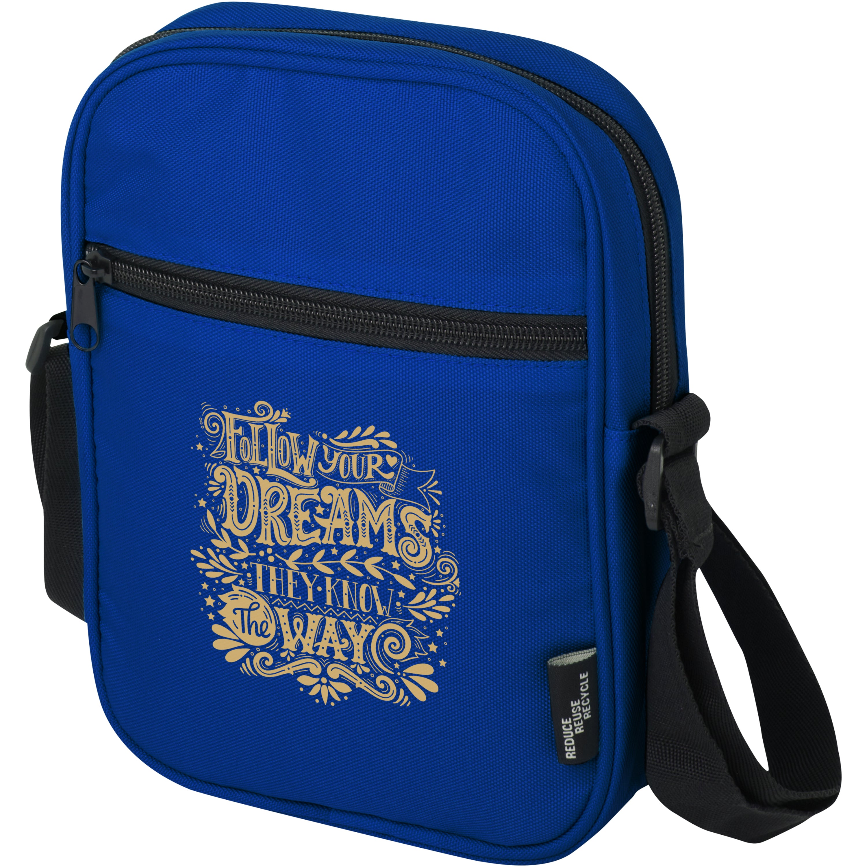 Water Repellent Recycled Polyester Crossbody Bag