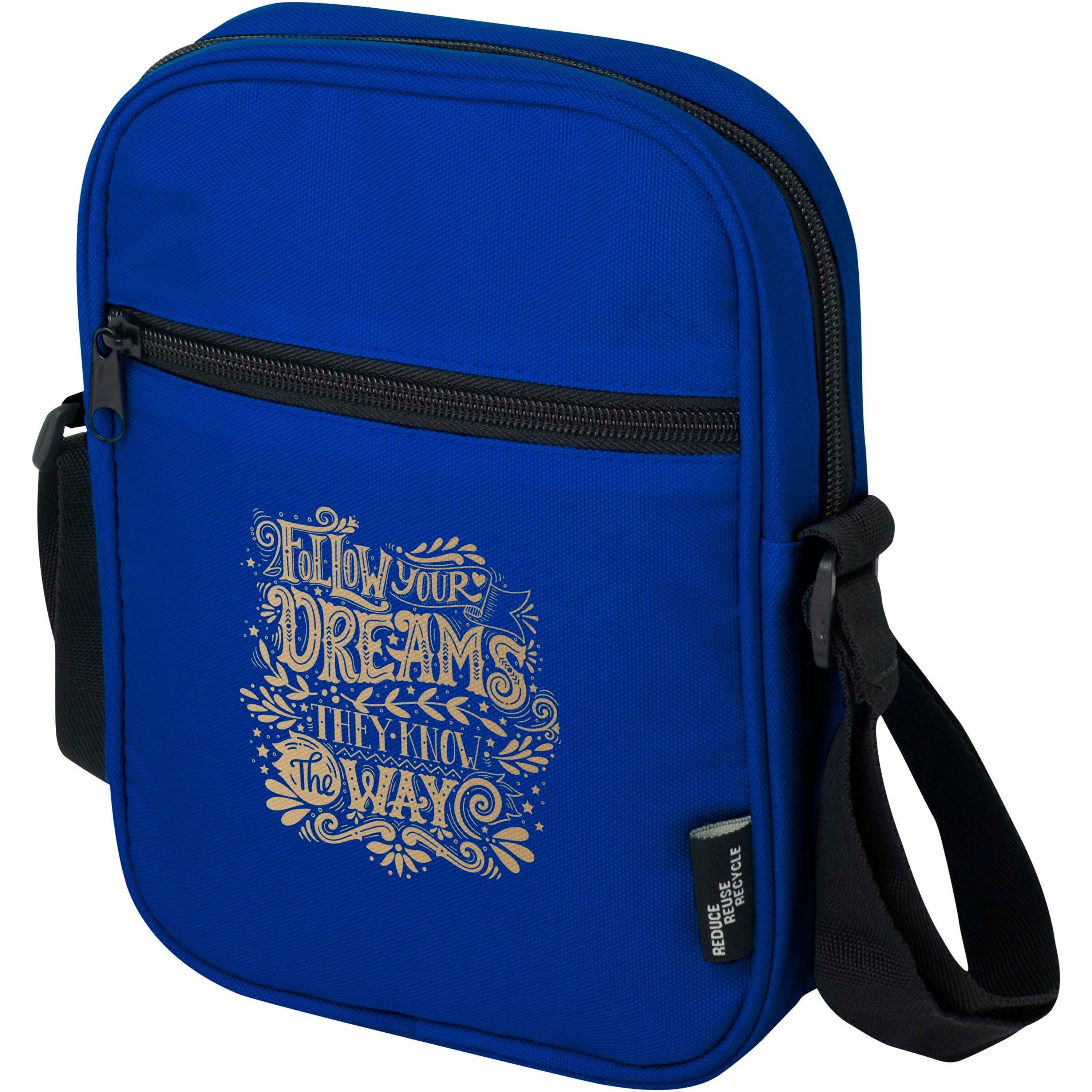Water Repellent Recycled Polyester Crossbody Bag