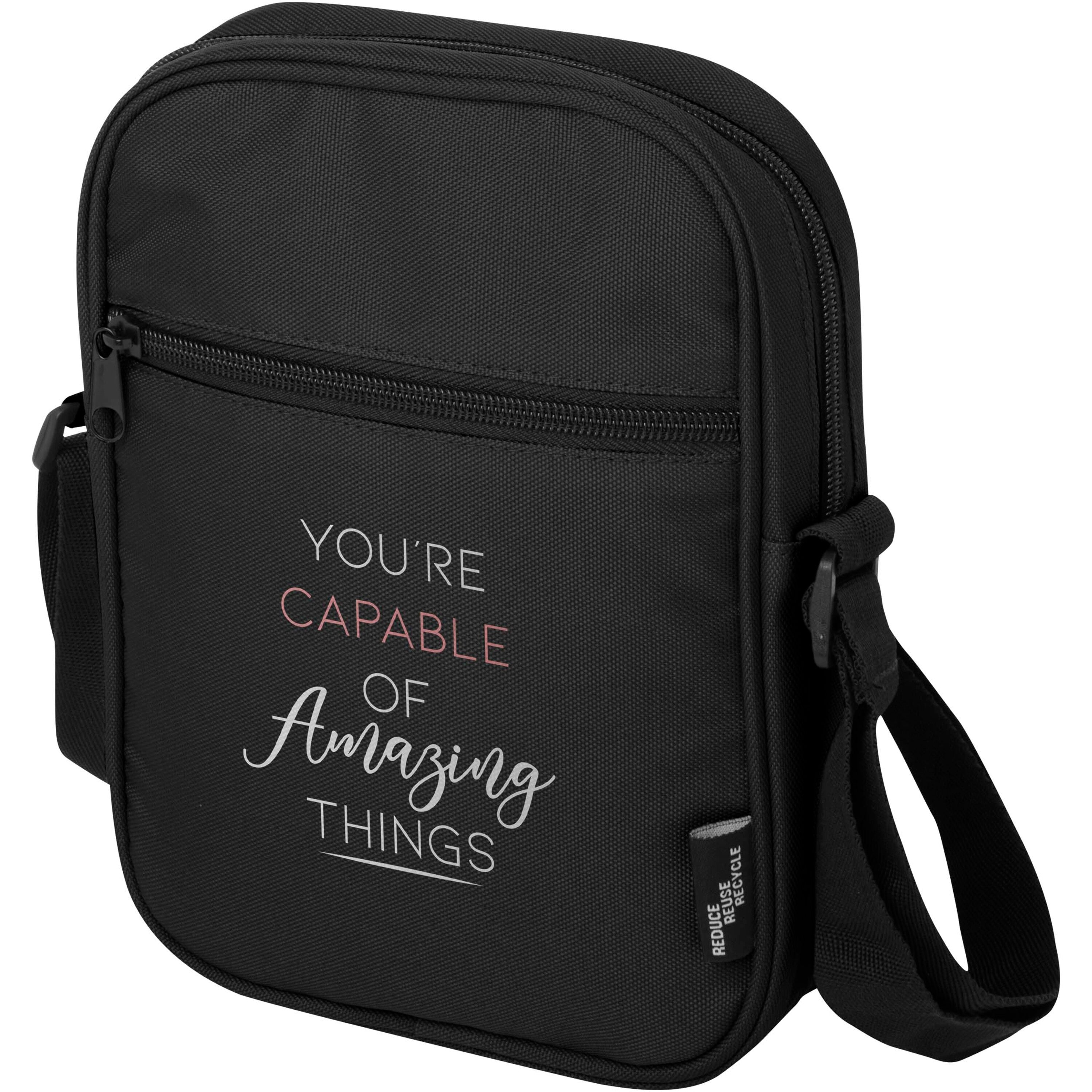 Water Repellent Recycled Polyester Crossbody Bag