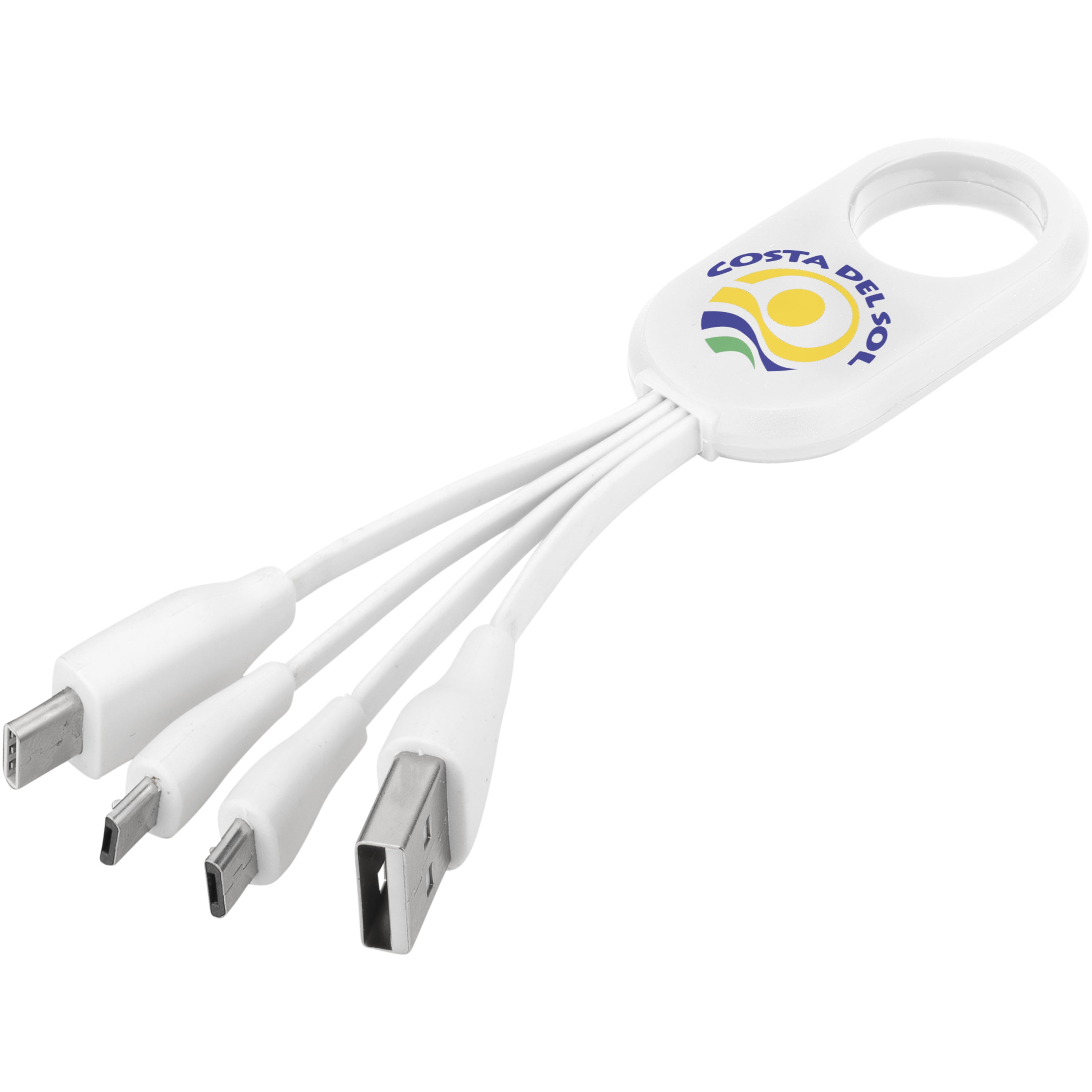4-in-1 Charging Cable with Type-C Tip