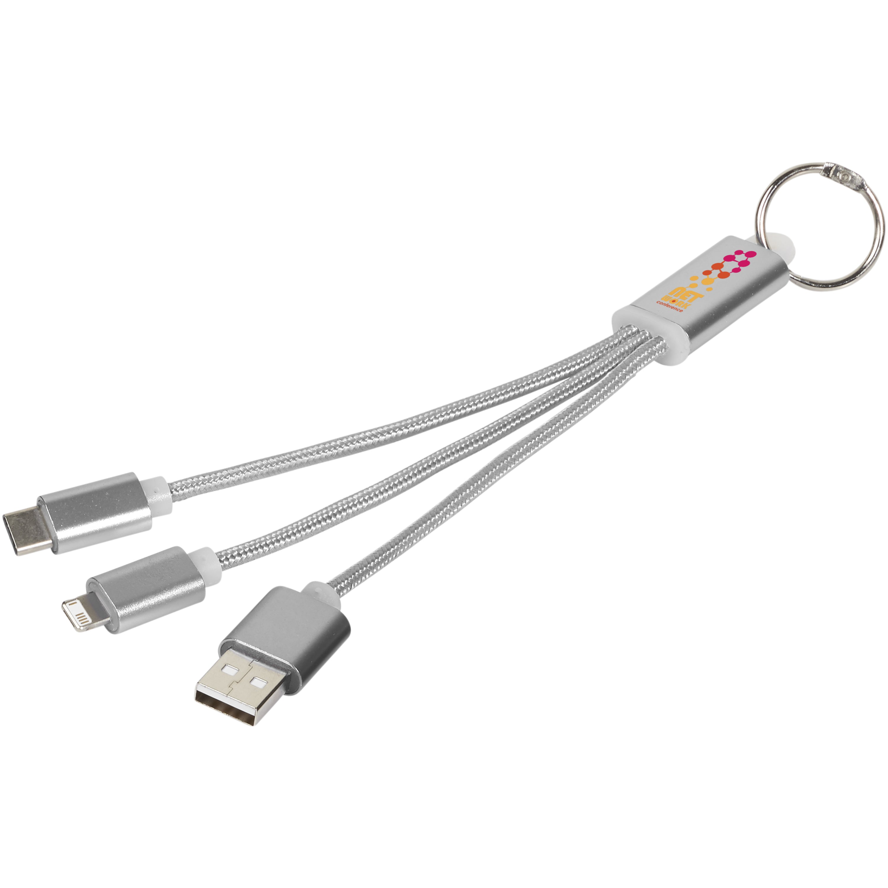 Tri Charging Cable Keyring