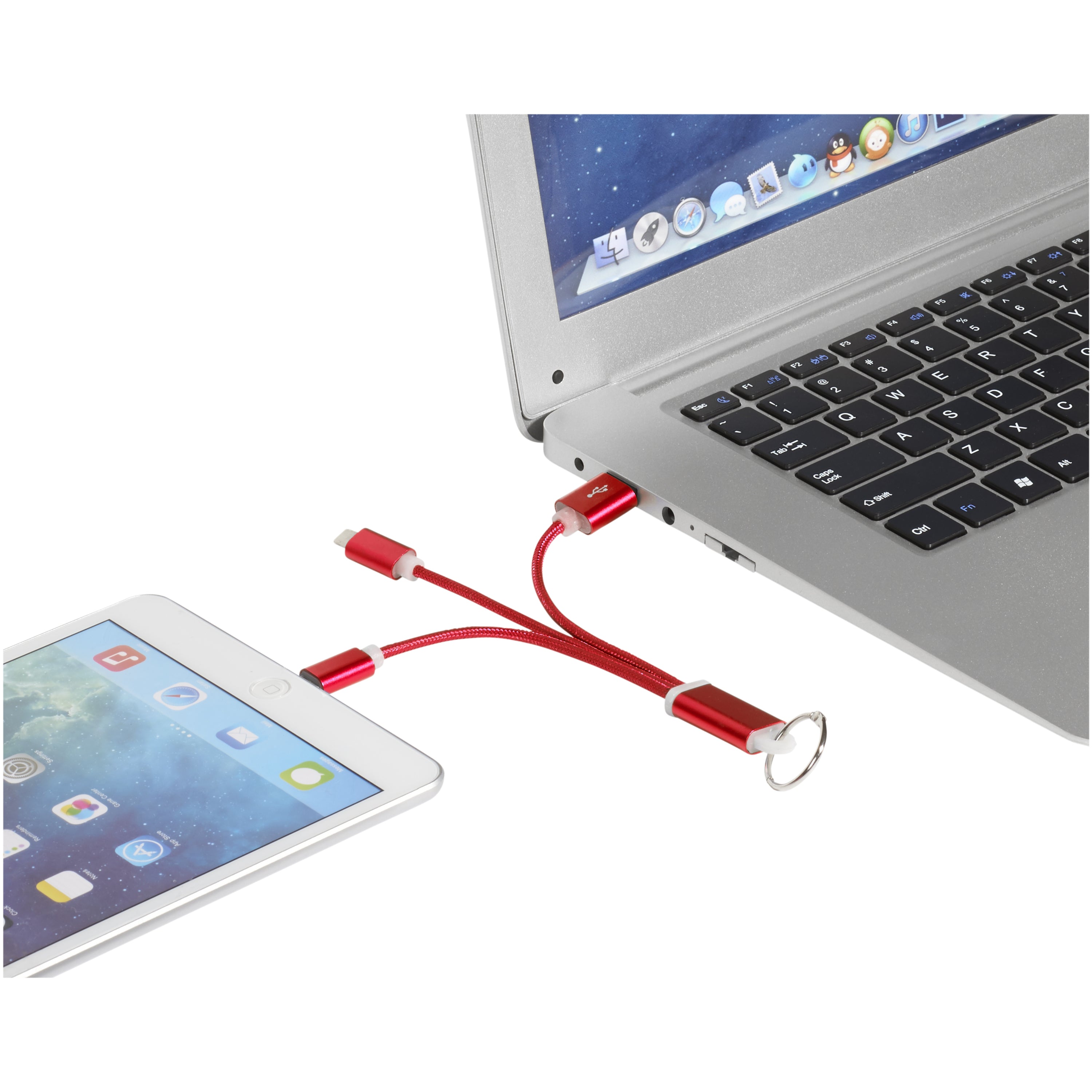 Tri Charging Cable Keyring