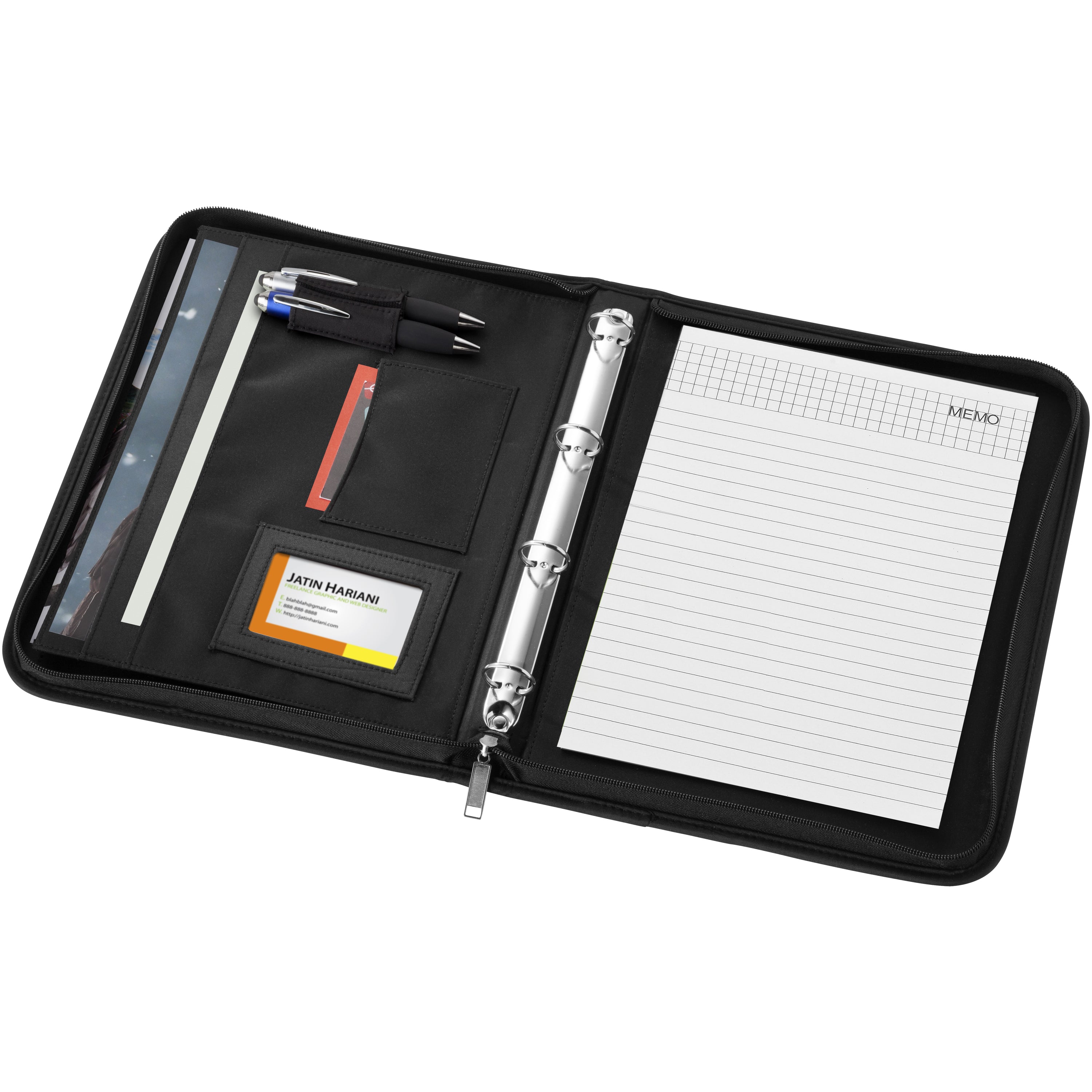 Stanford Deluxe A4 Zippered Portfolio