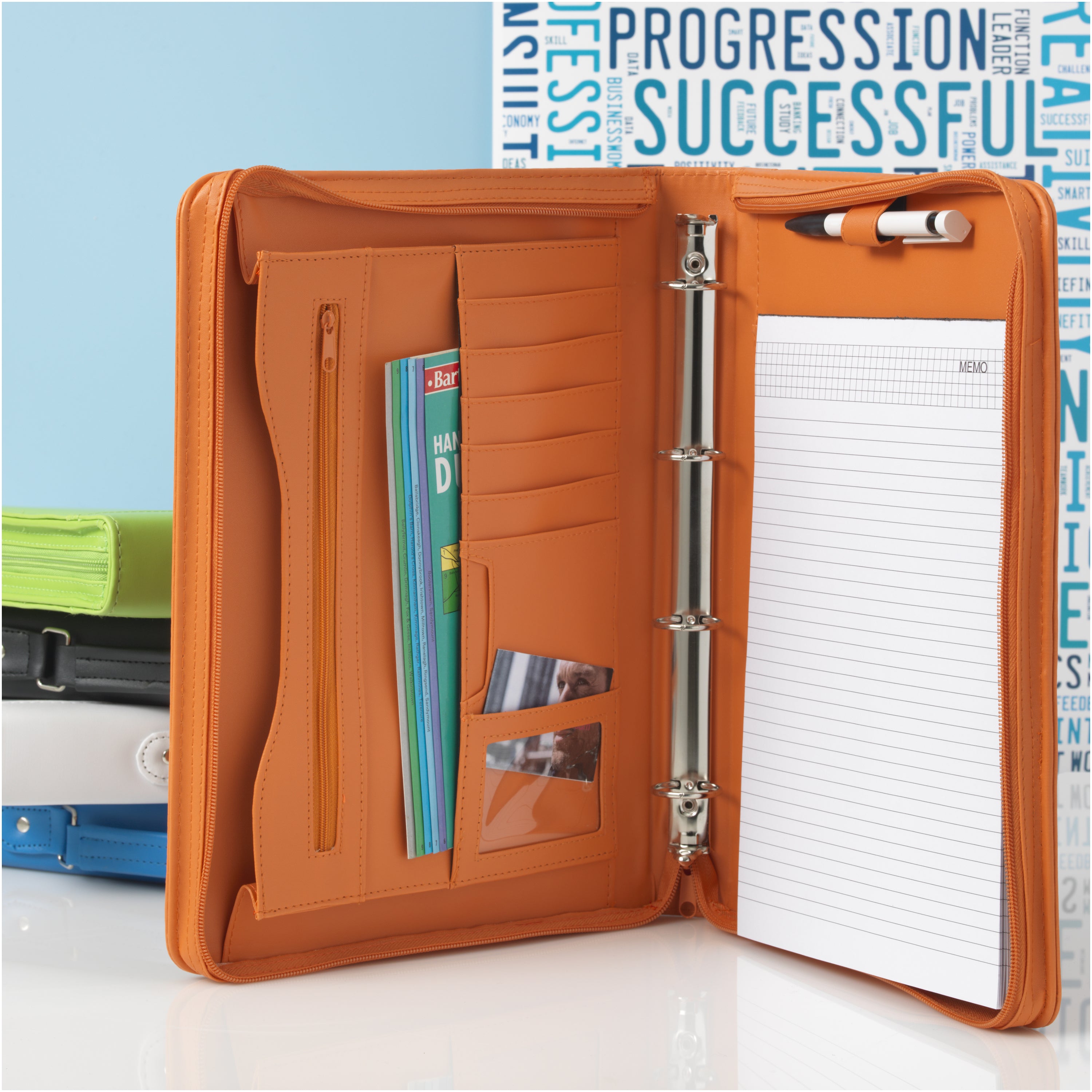 Ebony A4 Briefcase Portfolio