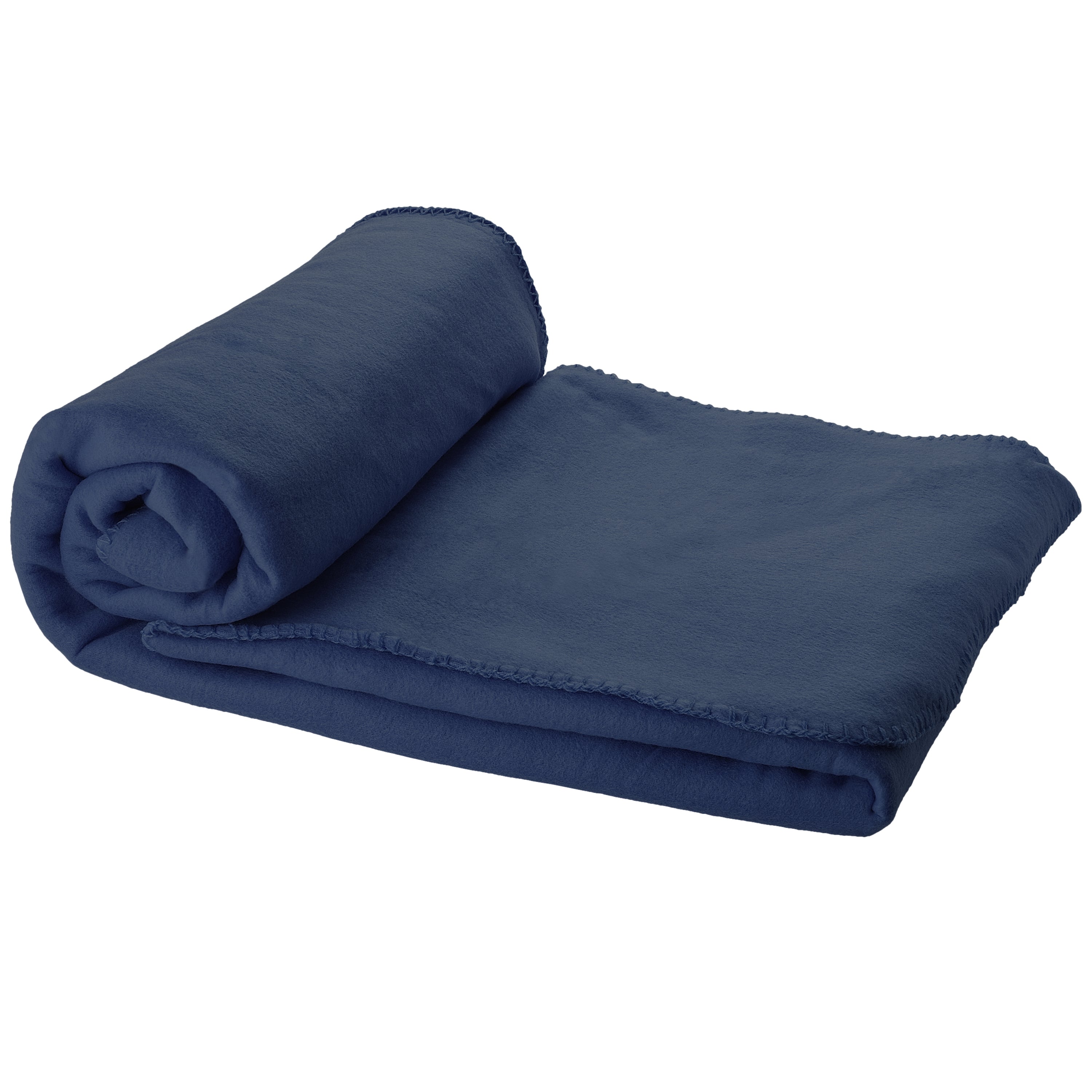 Polar Fleece Plaid Blanket and Carry Pouch