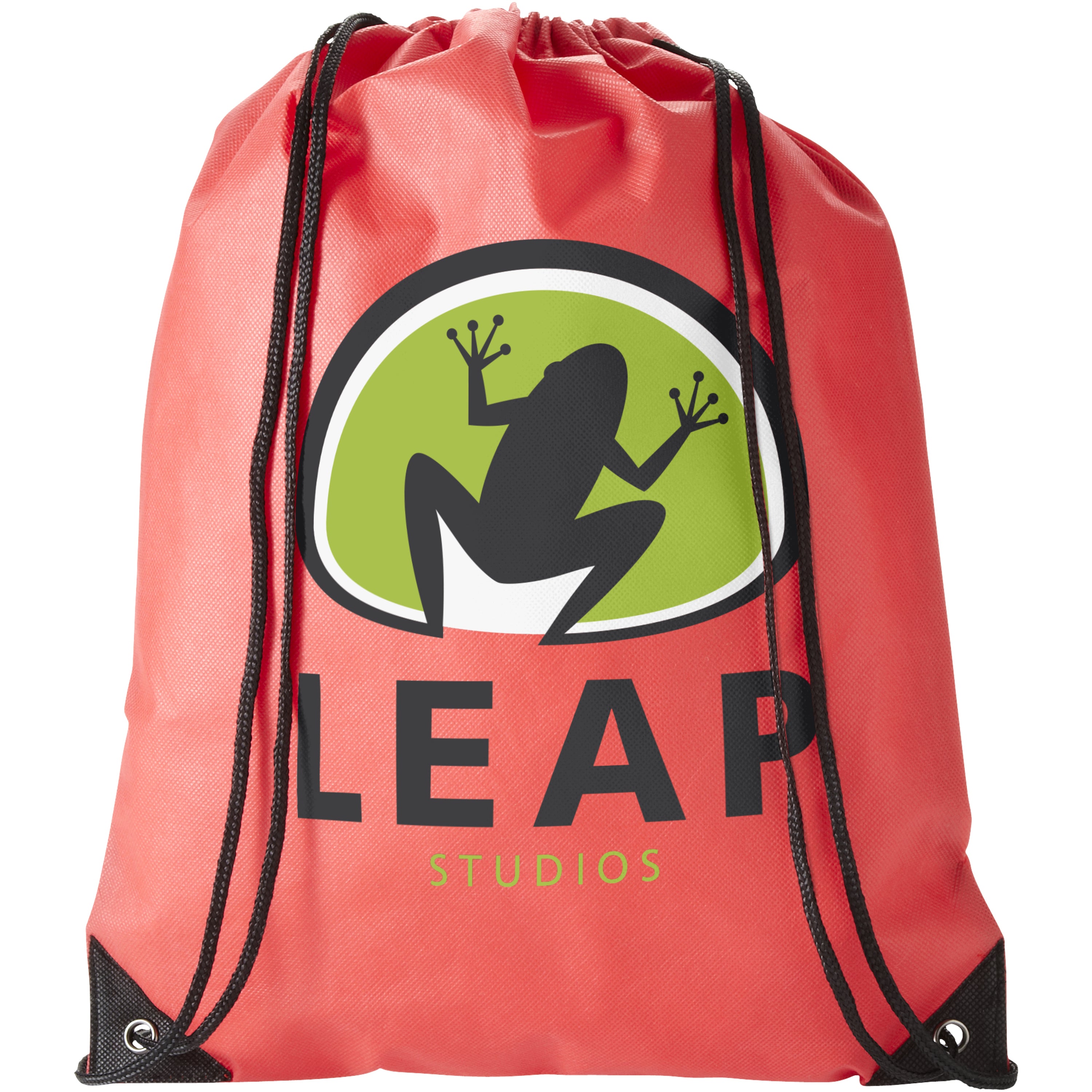 Evergreen Non-Woven Drawstring Bag