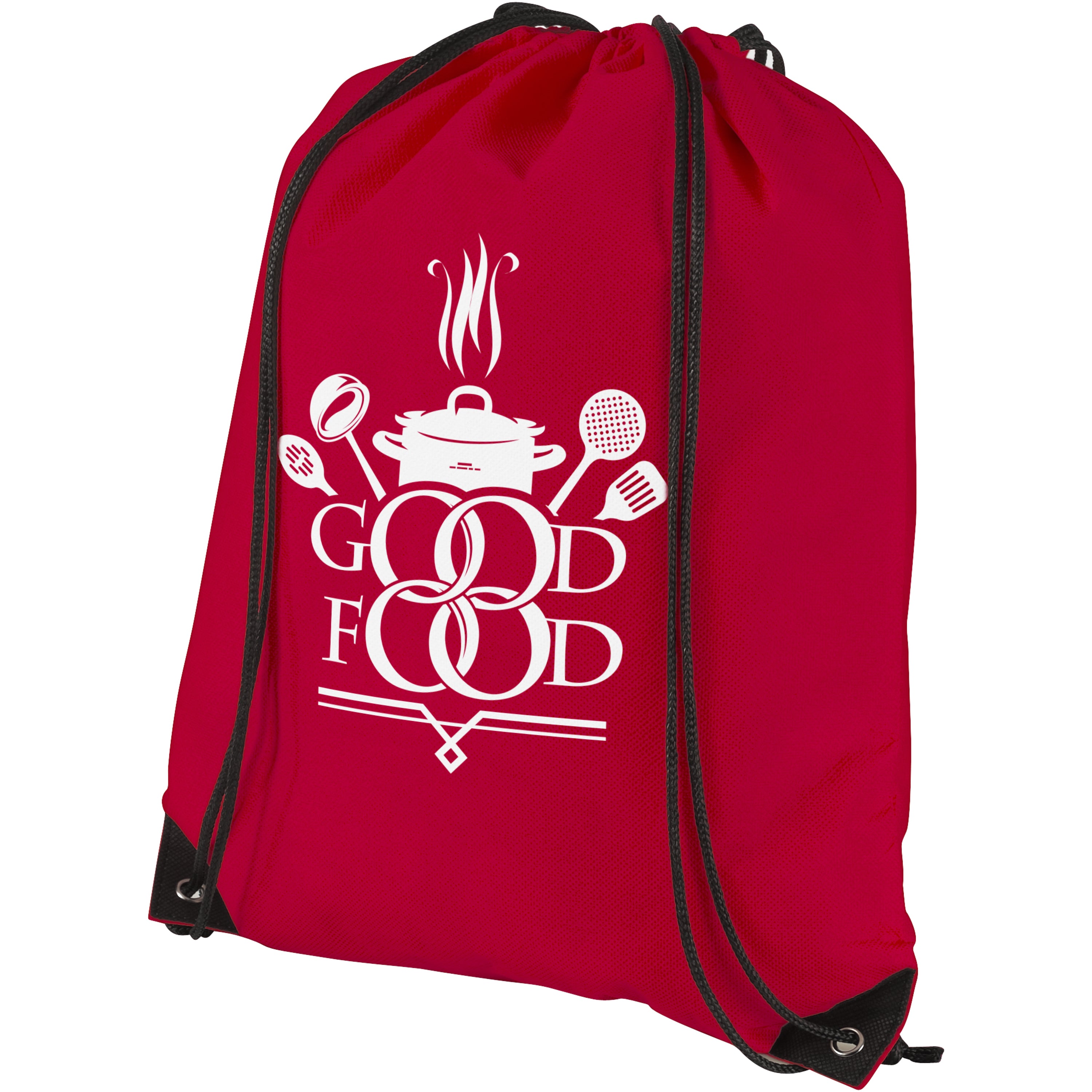 Evergreen Non-Woven Drawstring Bag