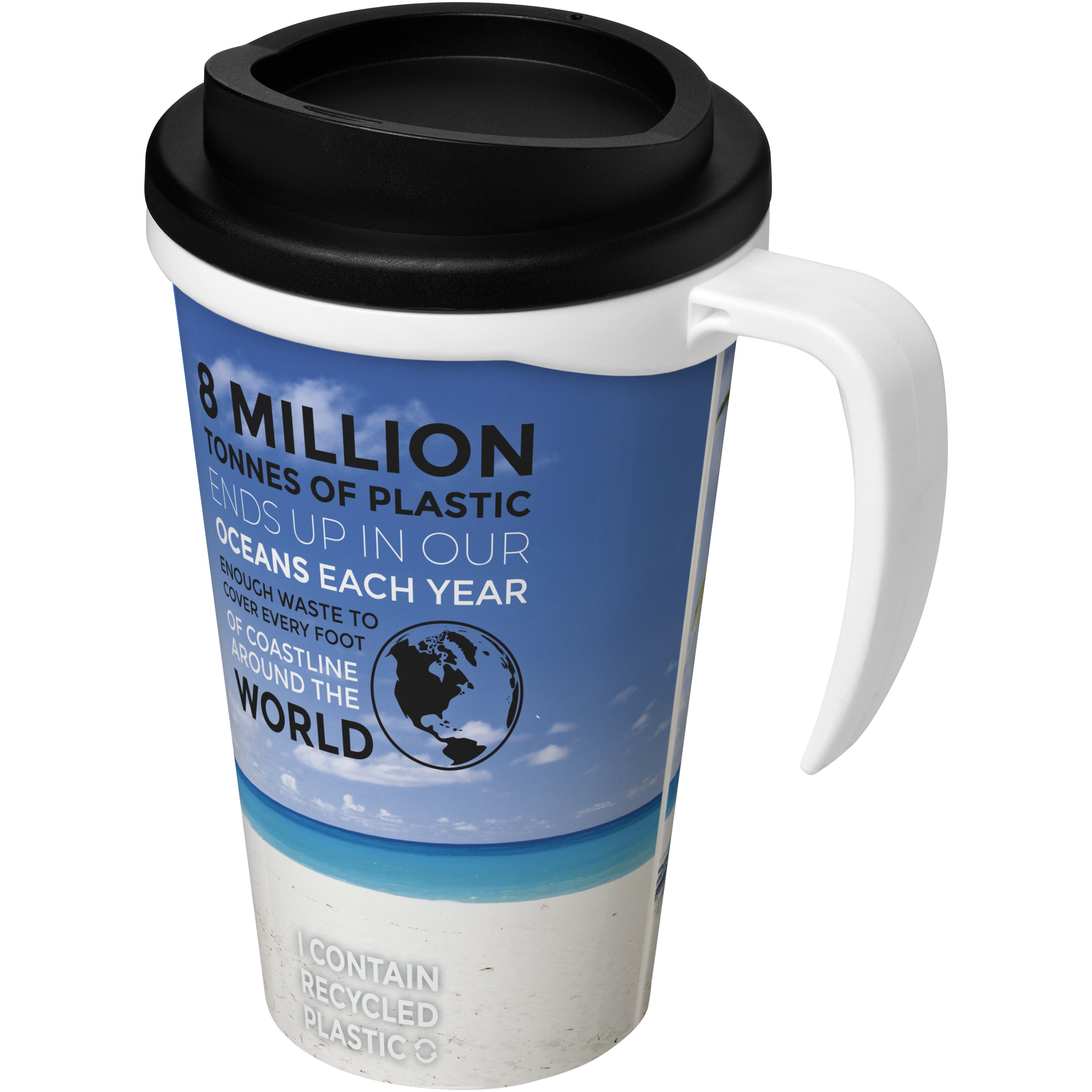 Grande Recycled Plastic Insulated Mug