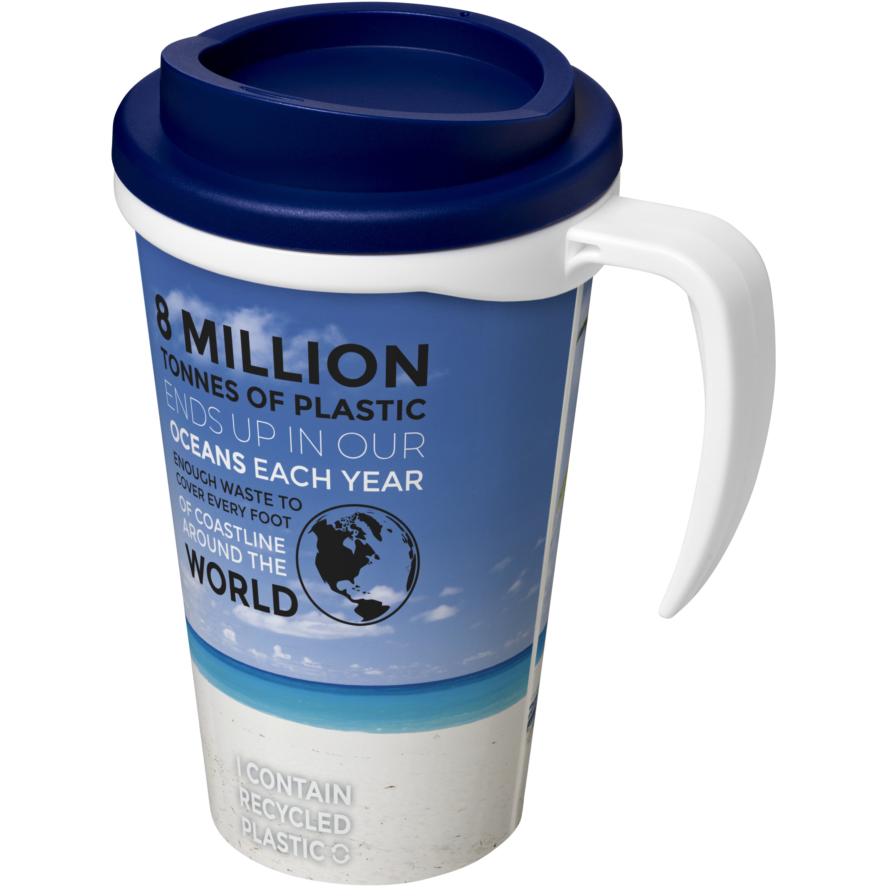 Grande Recycled Plastic Insulated Mug