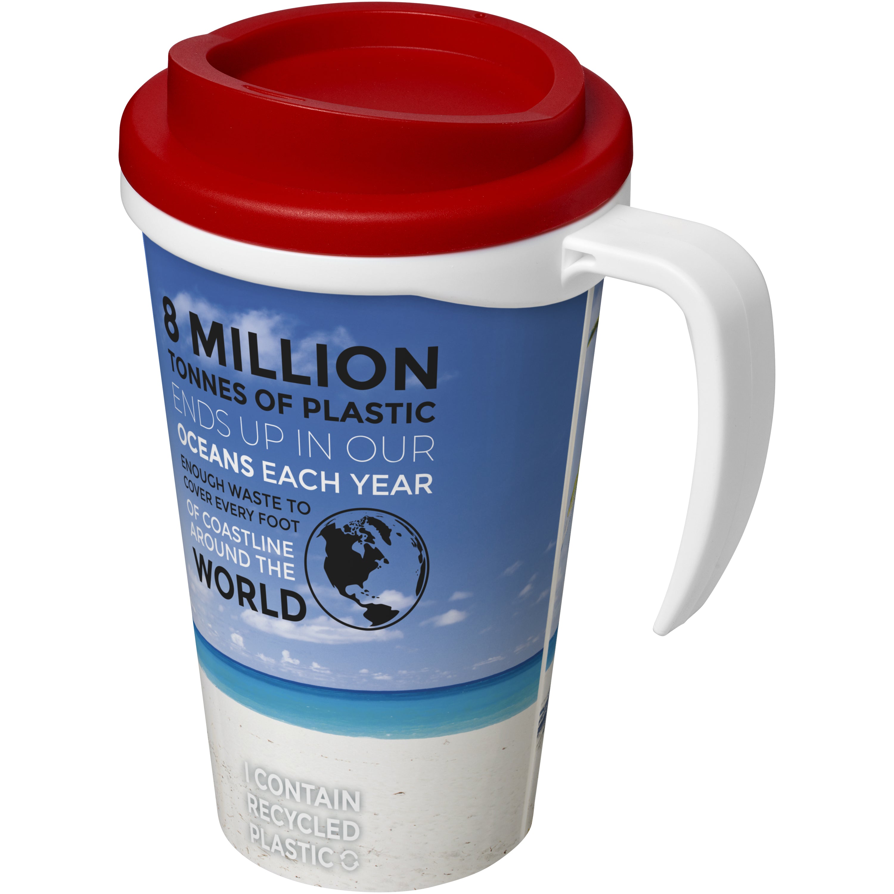 Grande Recycled Plastic Insulated Mug