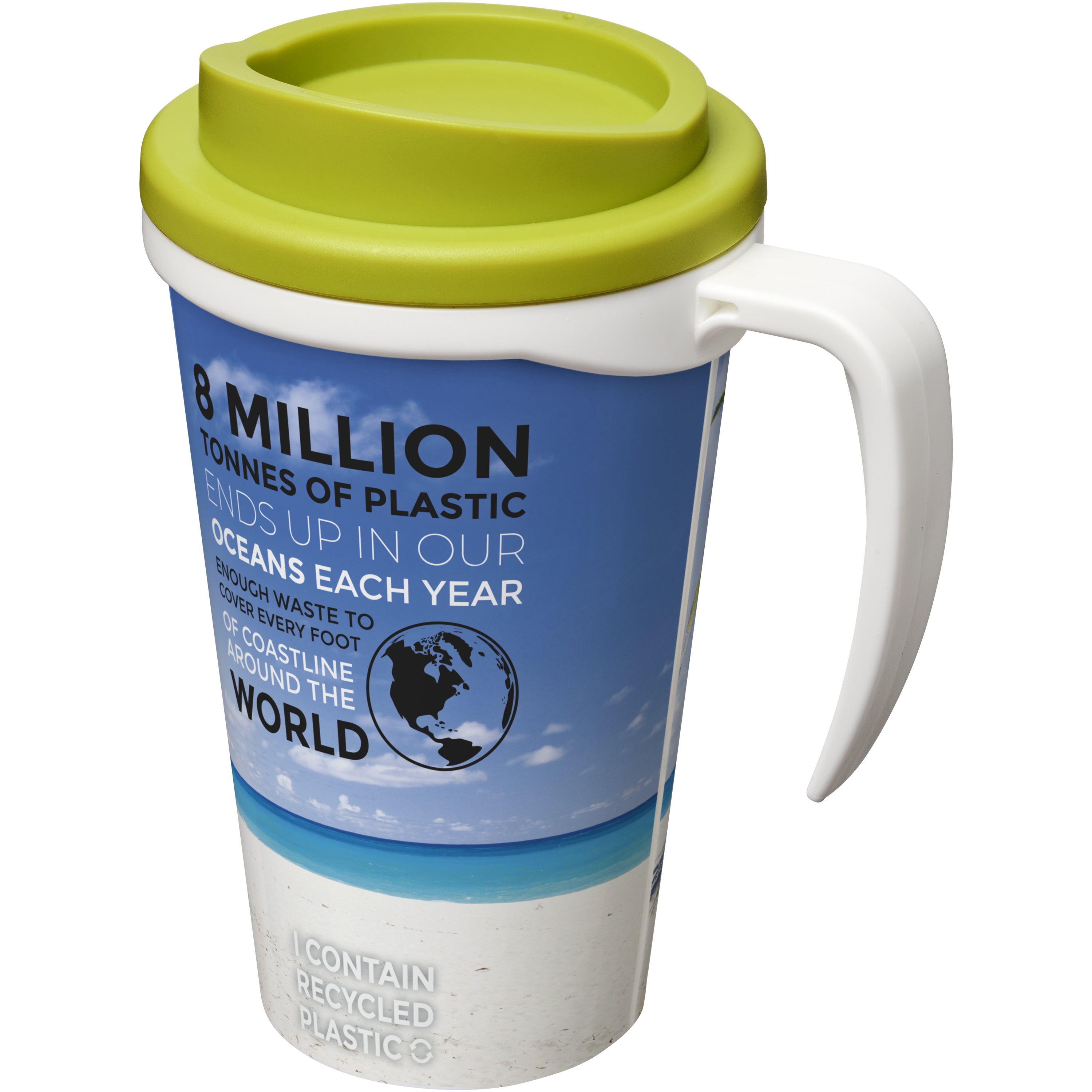 Grande Recycled Plastic Insulated Mug