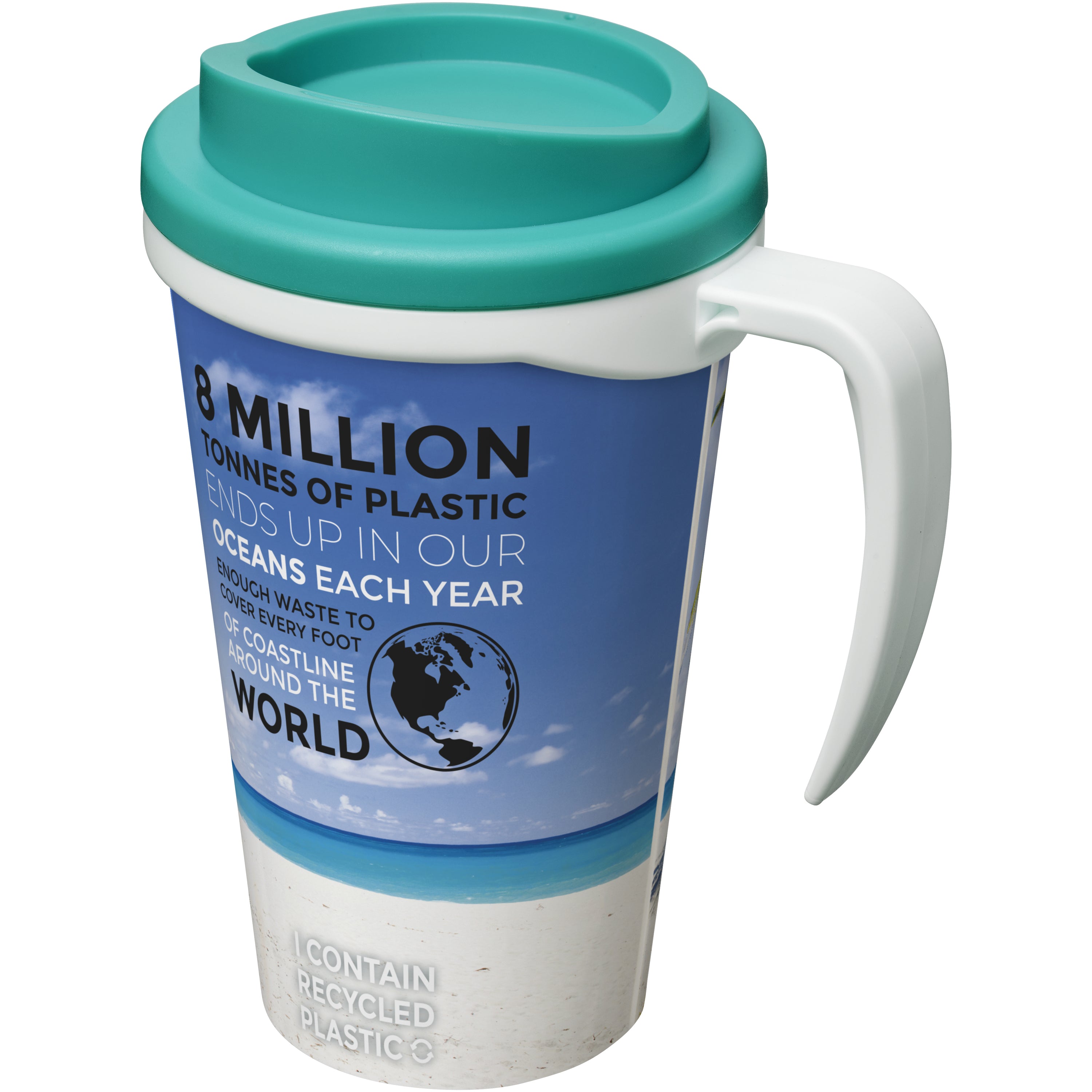 Grande Recycled Plastic Insulated Mug