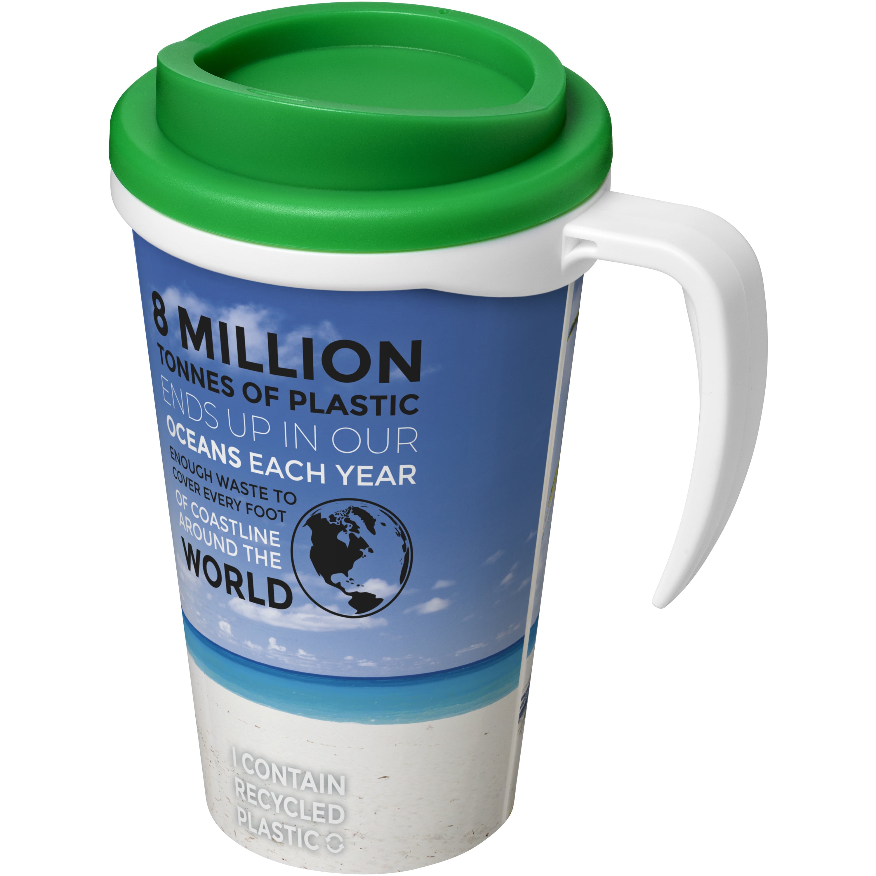 Grande Recycled Plastic Insulated Mug
