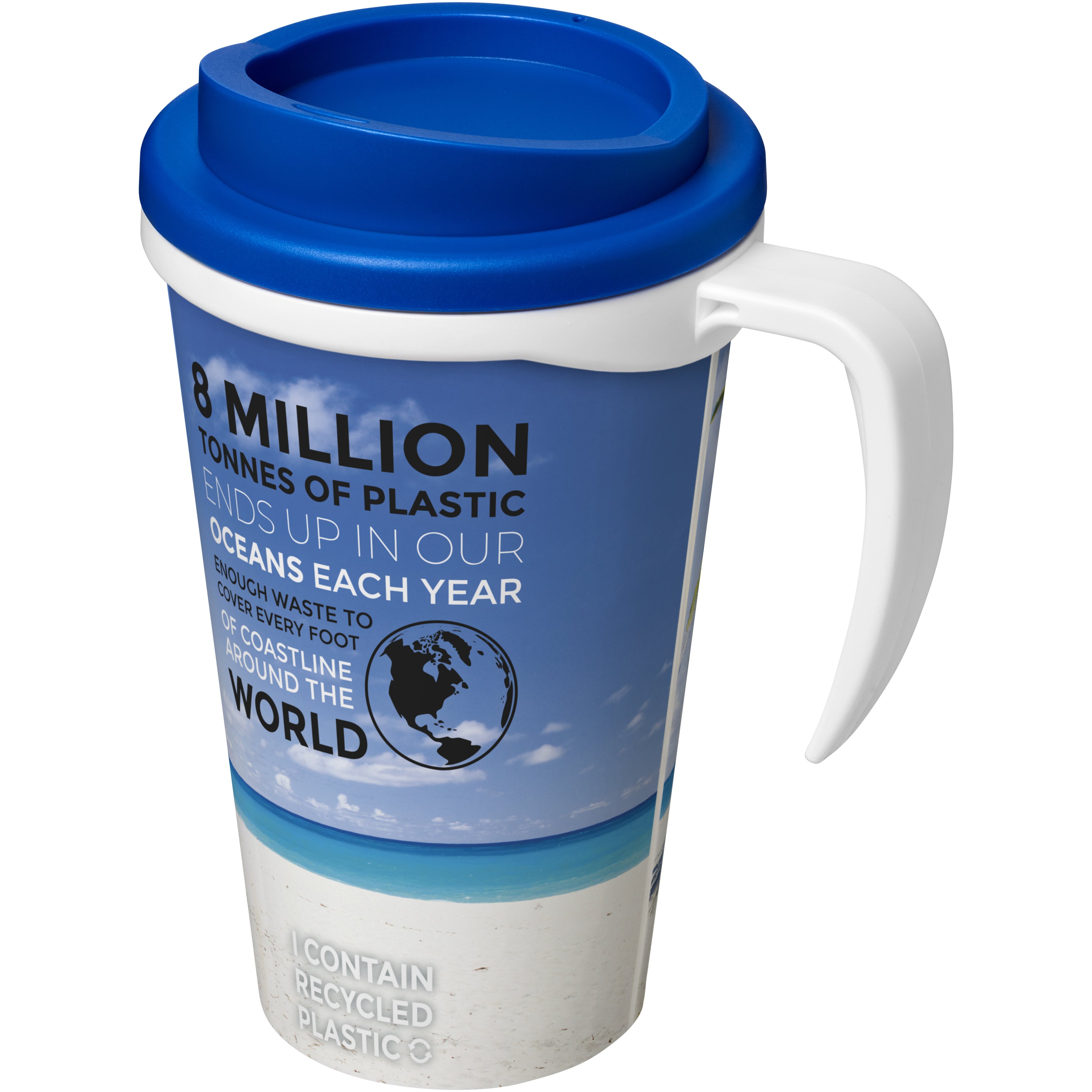 Grande Recycled Plastic Insulated Mug
