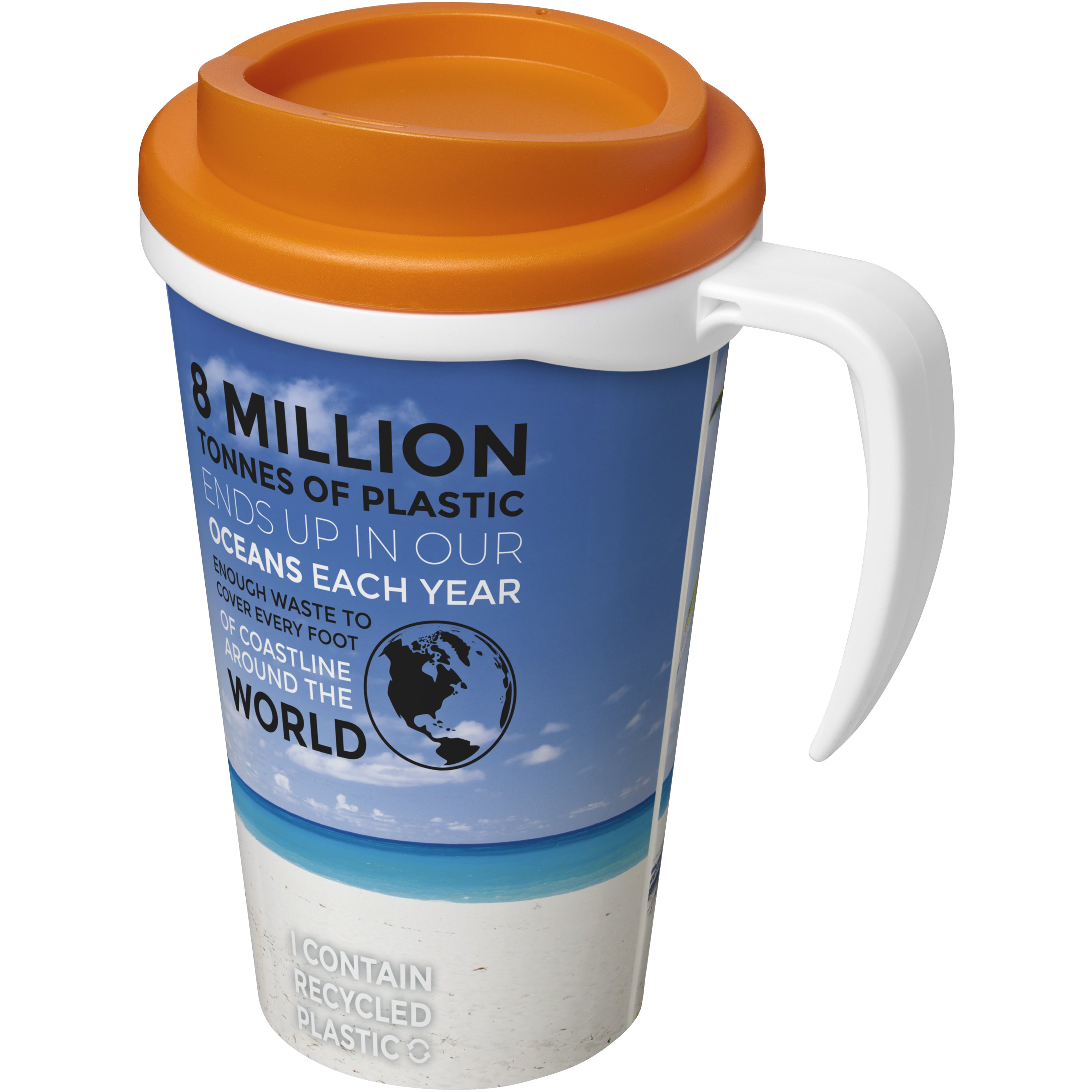 Grande Recycled Plastic Insulated Mug