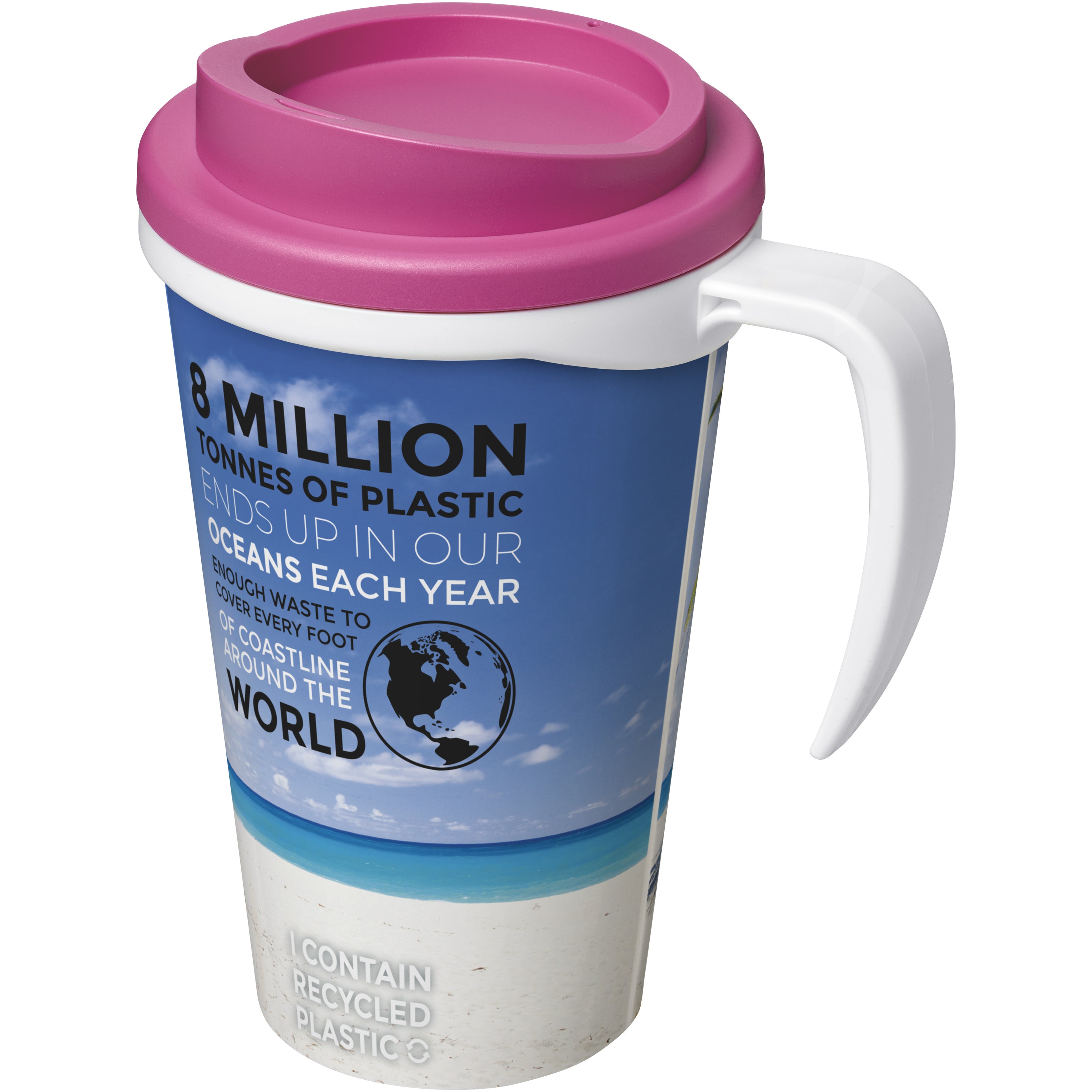 Grande Recycled Plastic Insulated Mug