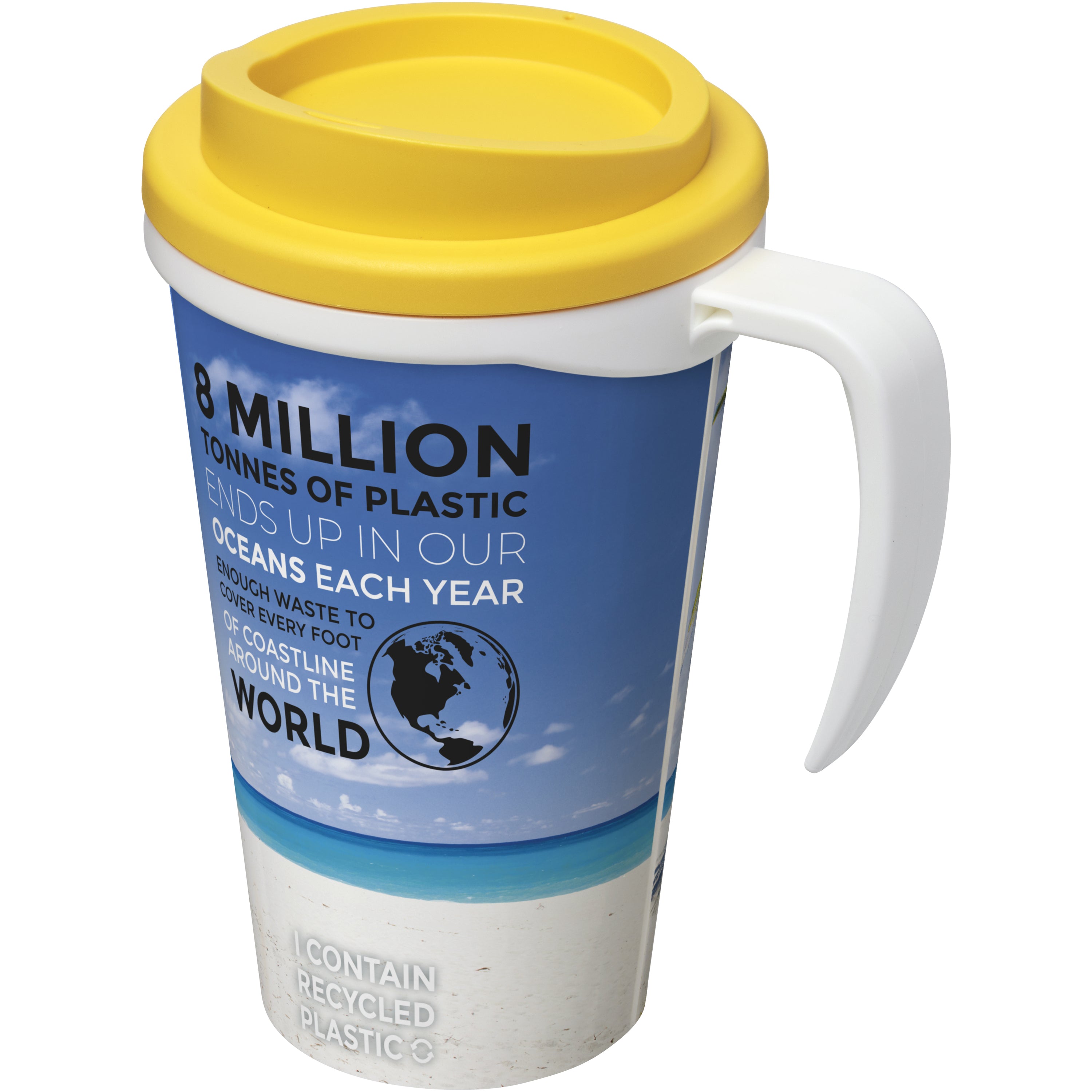 Grande Recycled Plastic Insulated Mug