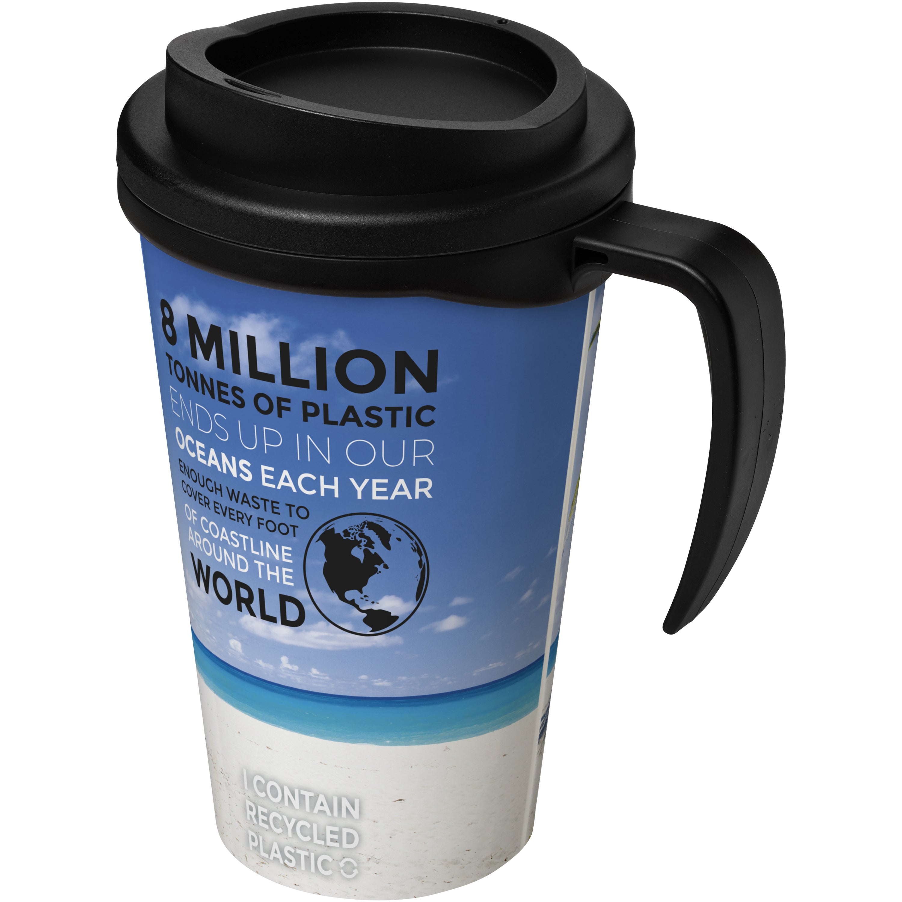 Grande Recycled Plastic Insulated Mug