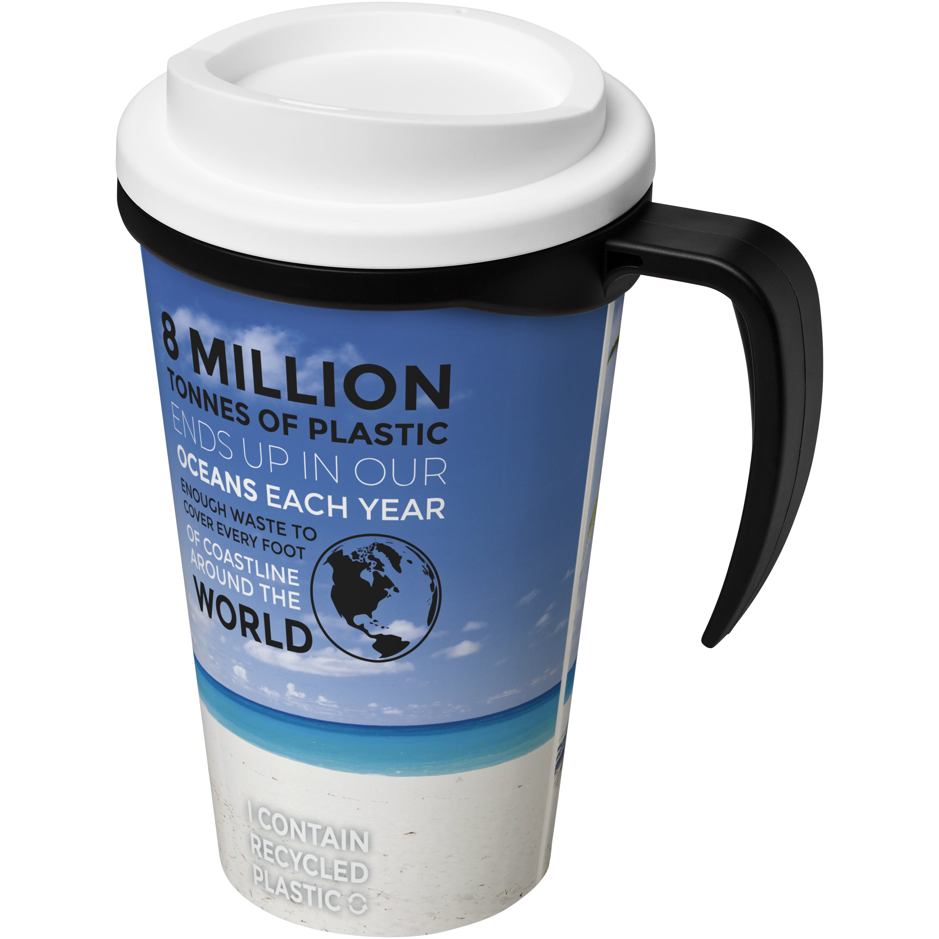 Grande Recycled Plastic Insulated Mug