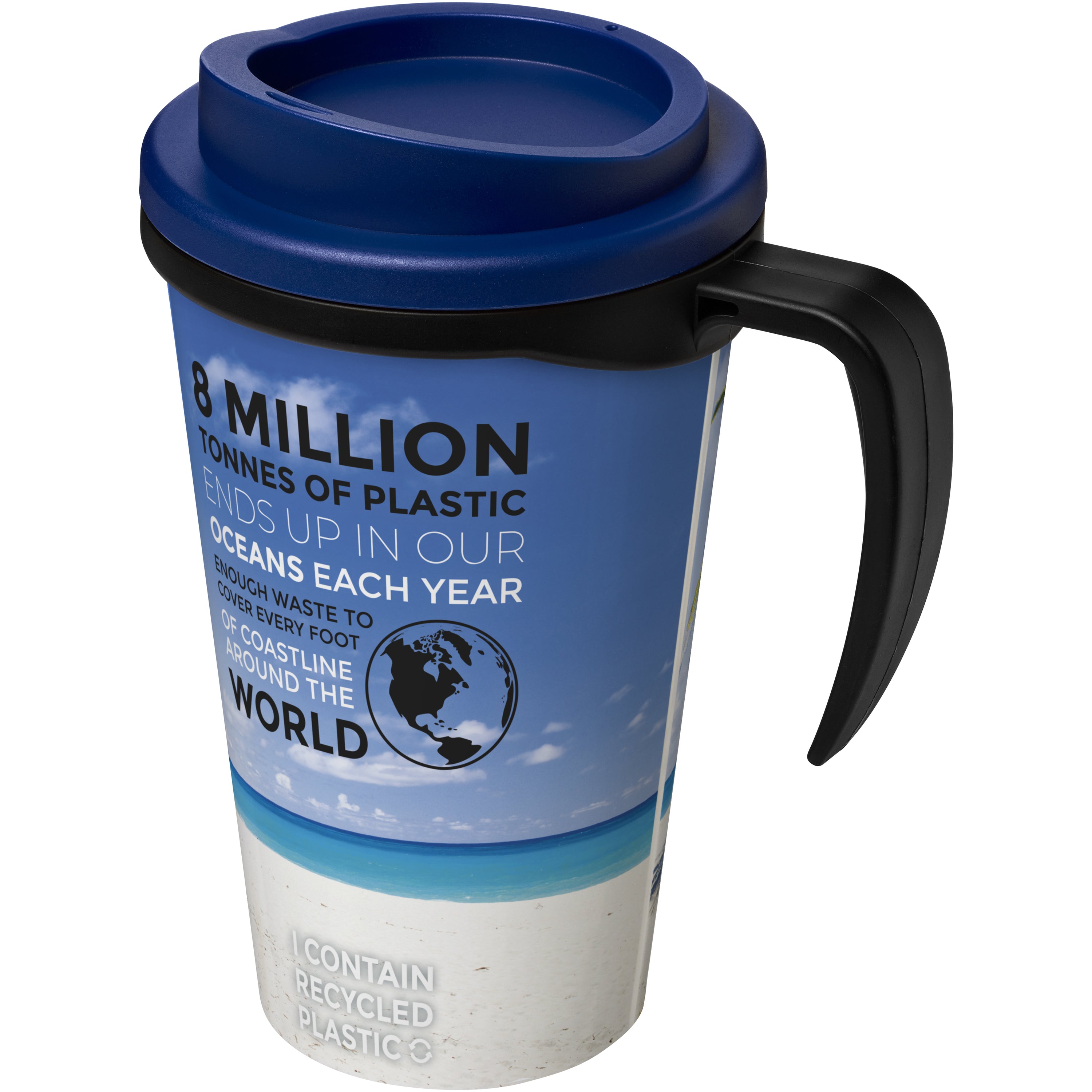Grande Recycled Plastic Insulated Mug