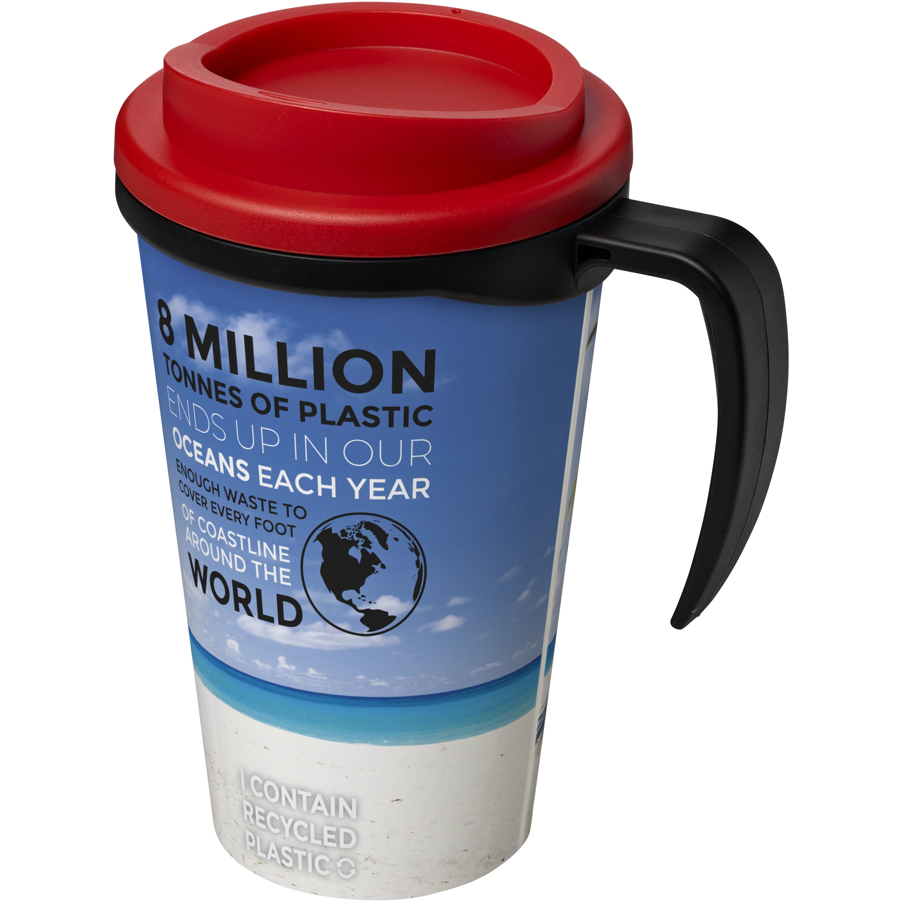 Grande Recycled Plastic Insulated Mug