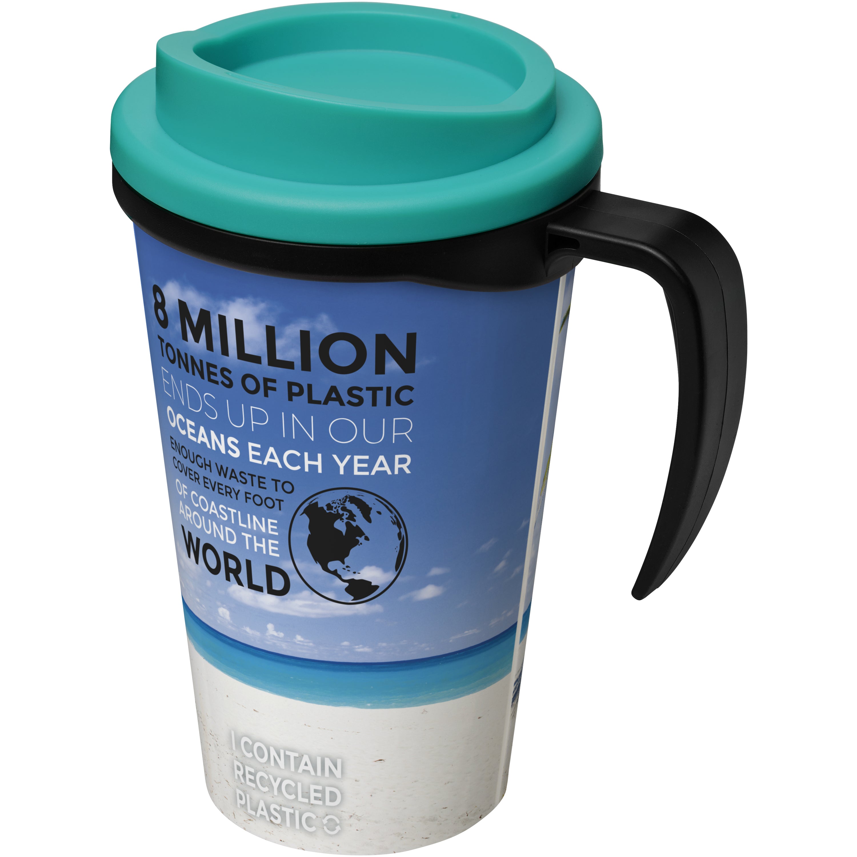 Grande Recycled Plastic Insulated Mug