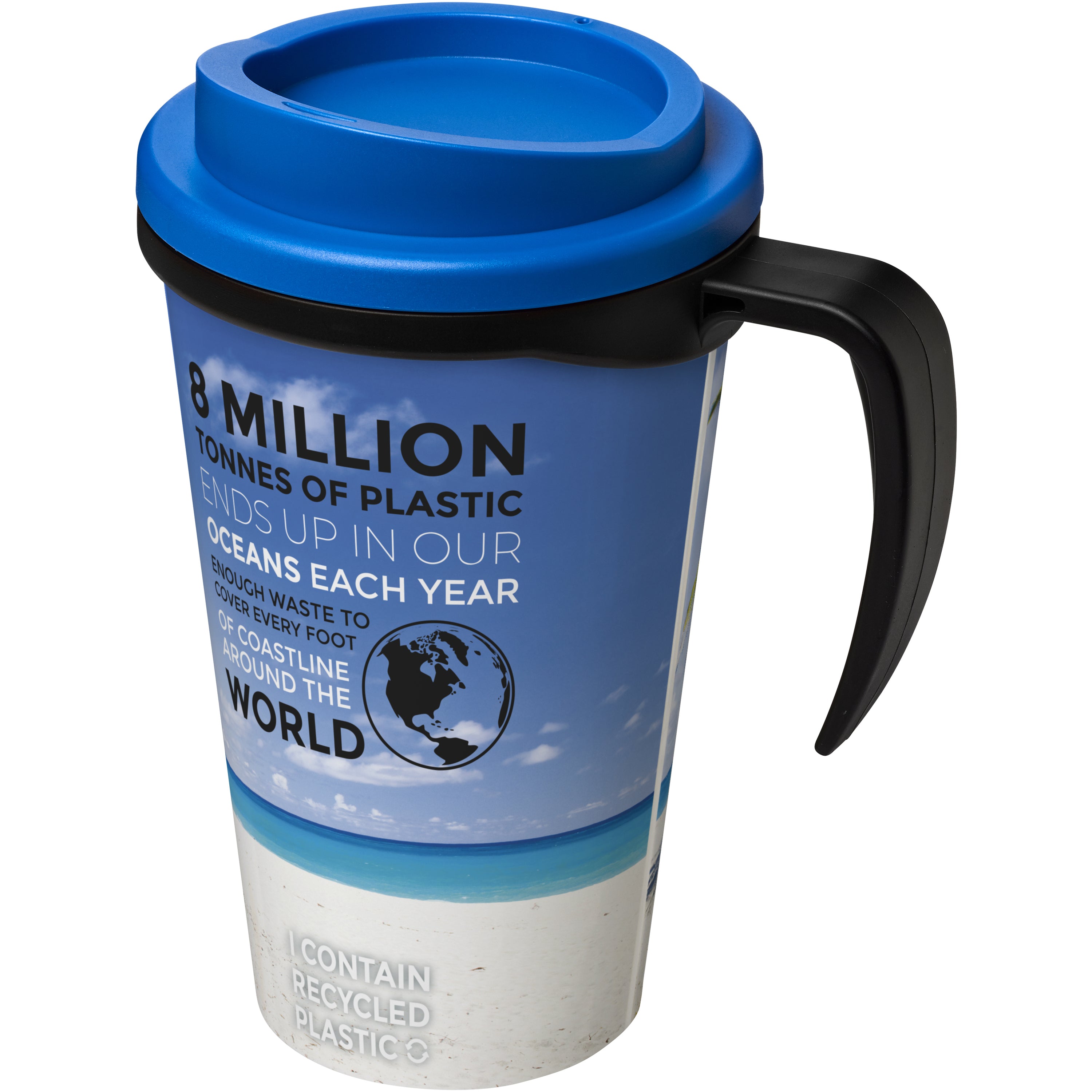 Grande Recycled Plastic Insulated Mug