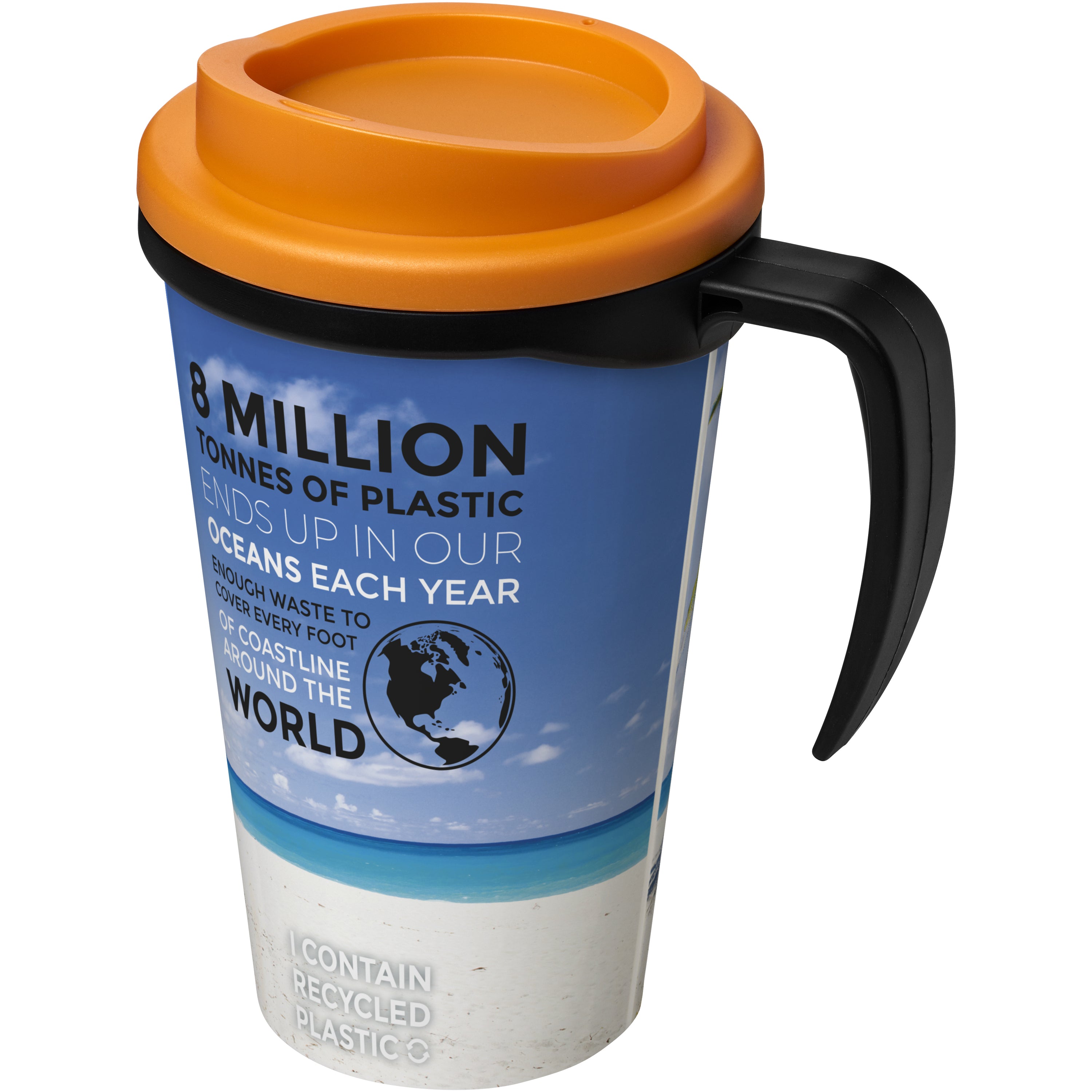 Grande Recycled Plastic Insulated Mug