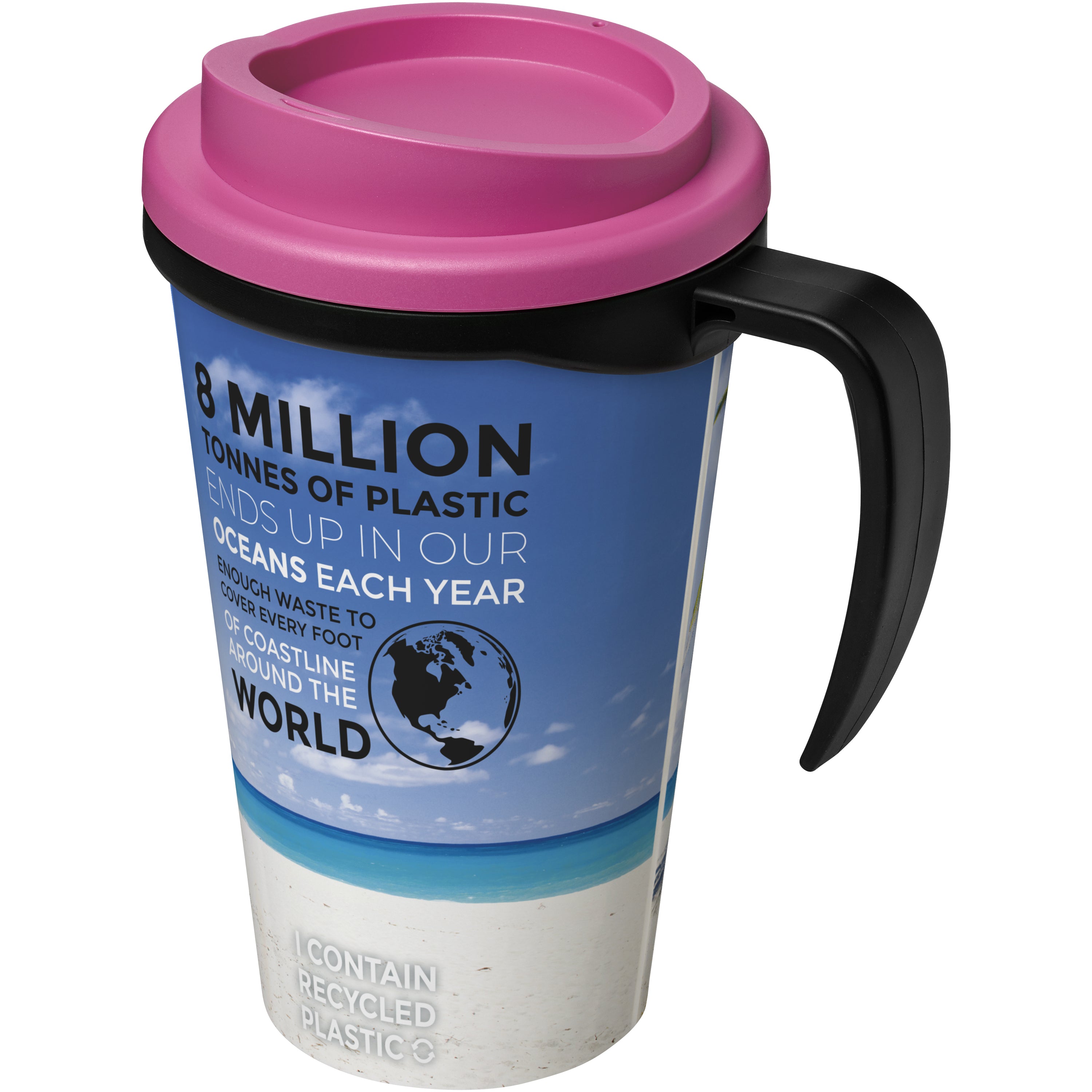 Grande Recycled Plastic Insulated Mug