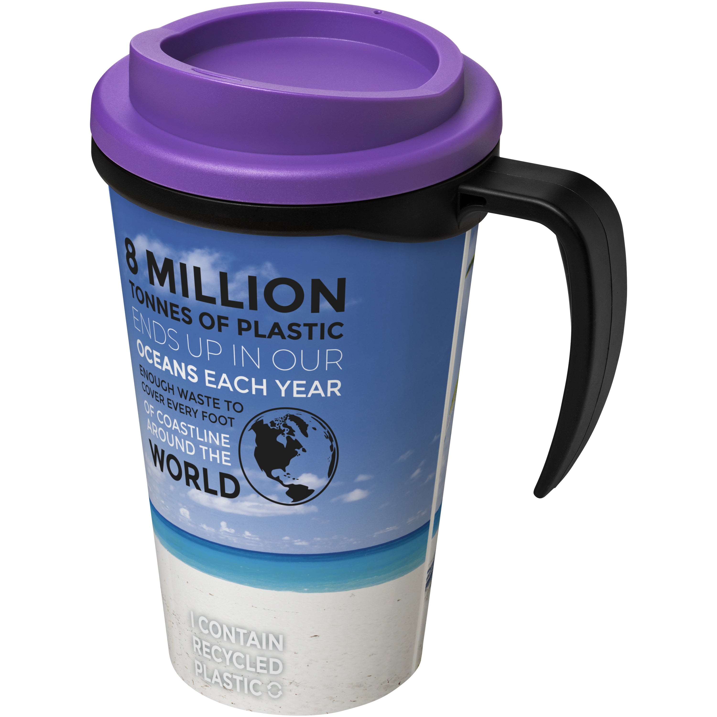 Grande Recycled Plastic Insulated Mug